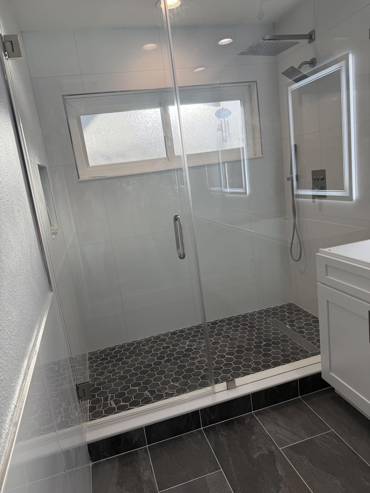 Shower Systems with Rain Shower and Handheld, STARBATH Dual Head 12+6