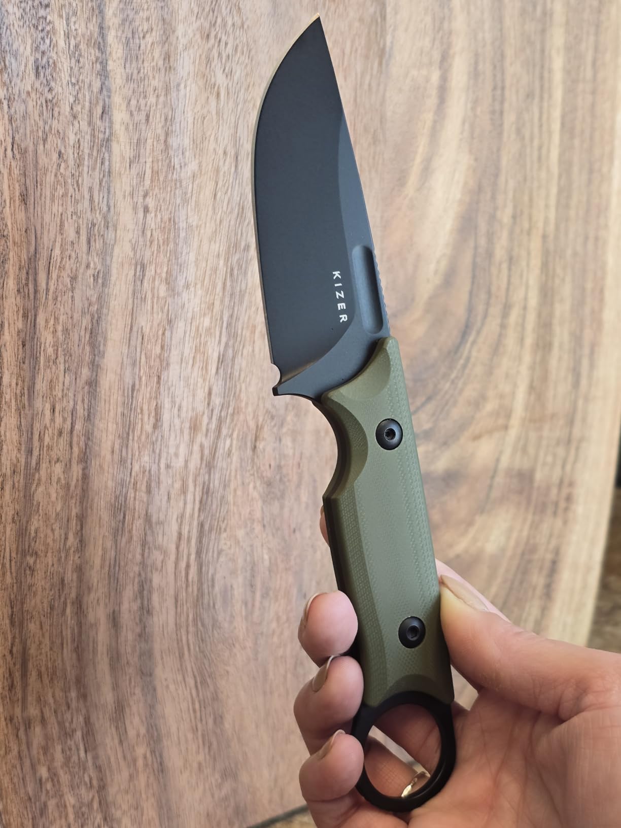 Kizer Cabox Fixed Blade Knife, 3.36