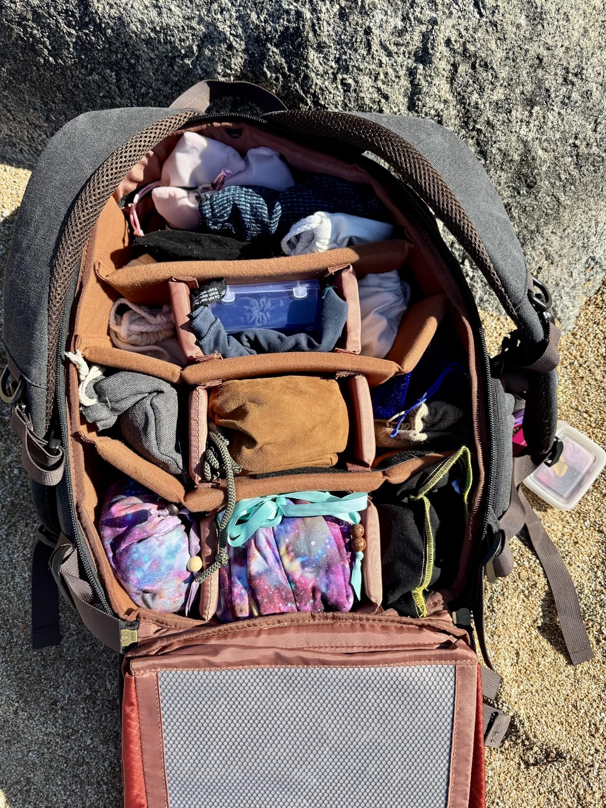 Vintage Canvas Camera Backpack (Coffee Brown) for DSLR/Mirrorless & Drone, Waterproof Photography Bag with 16