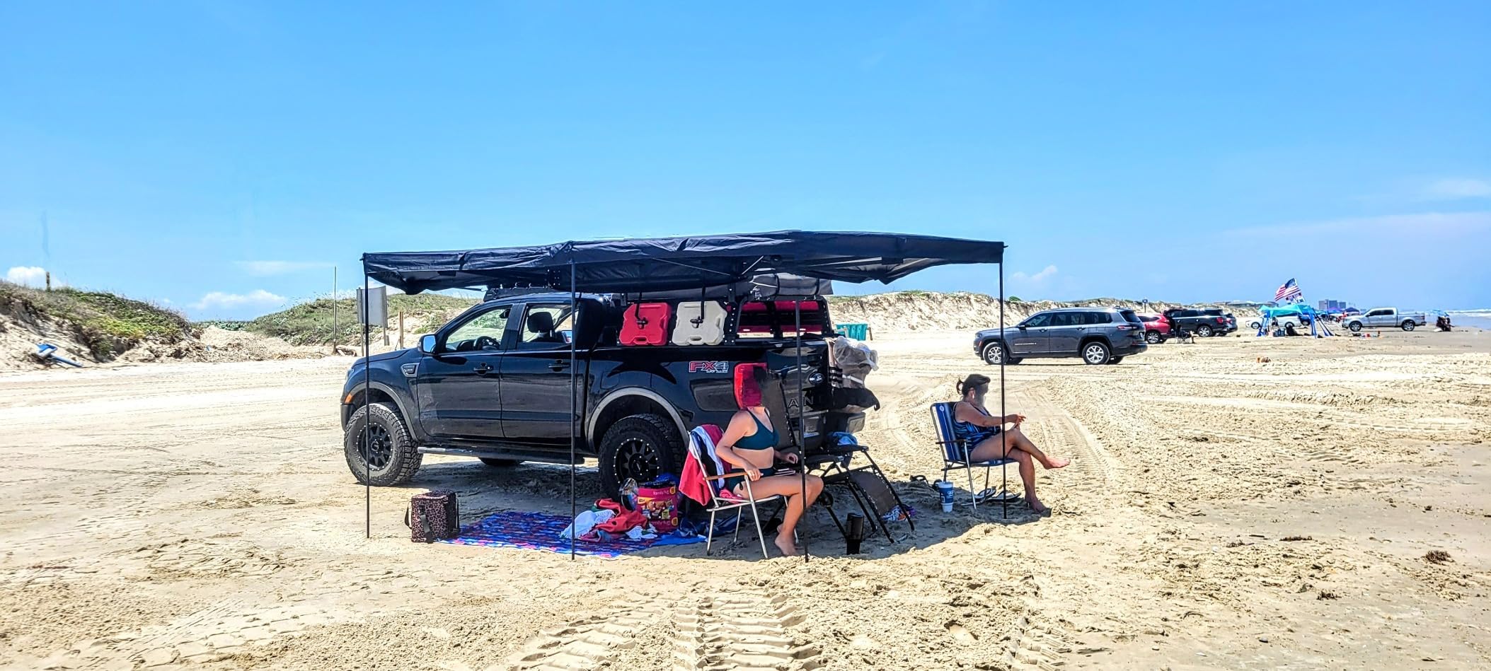 270 Car RV Awning for Camper - Overland Tent Vehicle Awnings Replacement Canopy Awning, Universal Side Slide Awning for SUV Truck Van Trailer - Passenger's Side customer photo 1