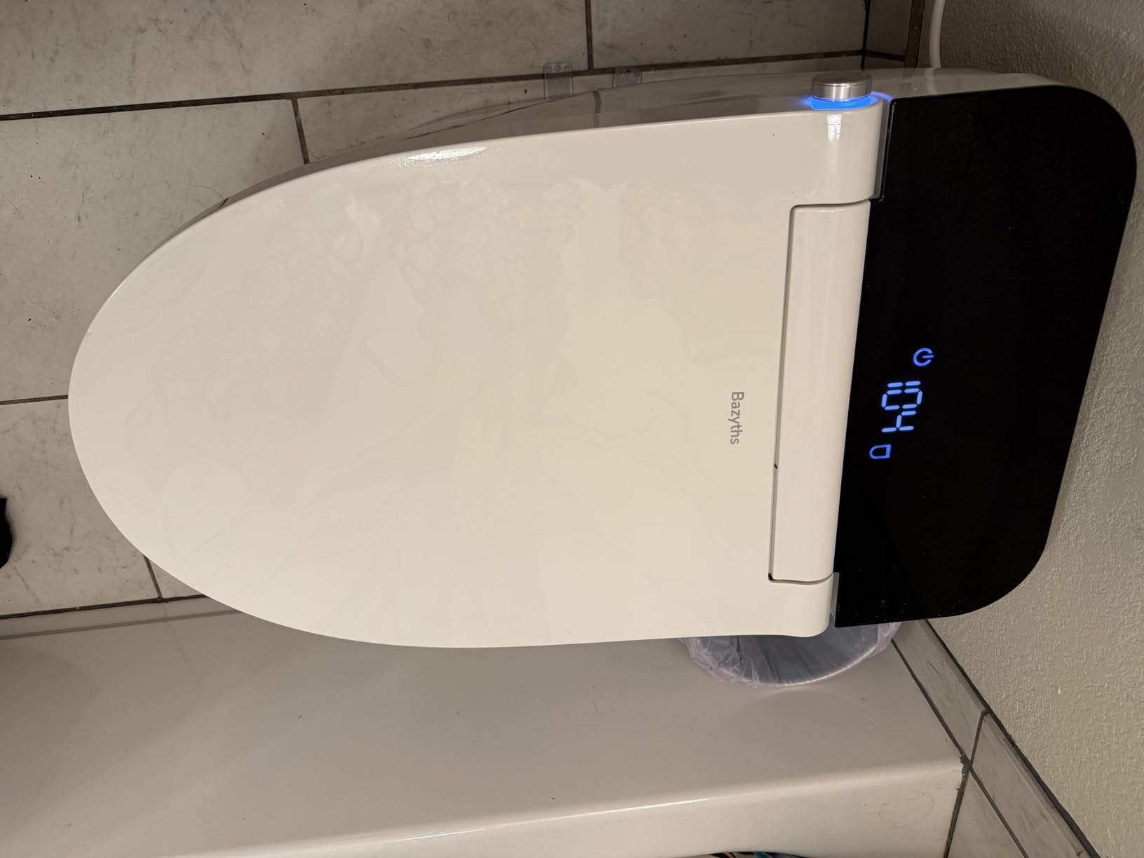 Luxury Smart Toilet with Built-in Tank & Bidet - Ultra-Quiet 4s Flush, Foam Shield for Splash-Free, Auto Open/Close Lid, Foot Sensor, Dual User Memory, 12