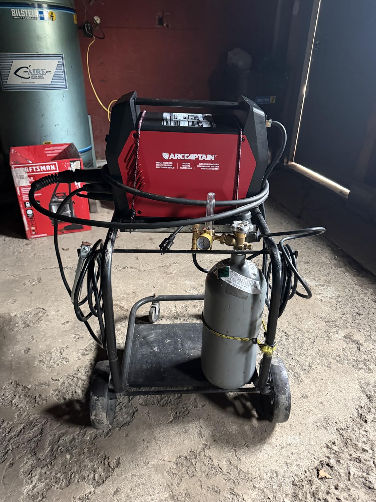 ARCCAPTAIN iControl MIG205 Pro MIG Welder 205A 120V 240V Gas MIG/Gasless Flux MIG/MMA Stick/Lift TIG/Spot Welding/Spool Gun Aluminum Welding Machine, 6 in 1 Professional Welder Machine, APP Control customer photo 2