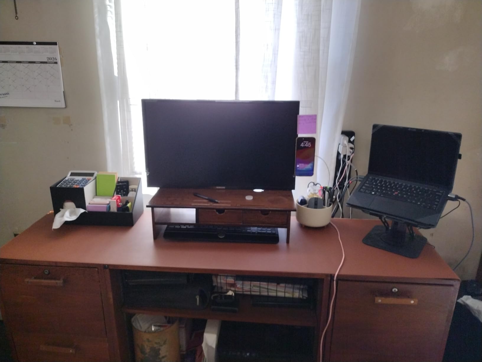 AFIING Large Desk Mat 55