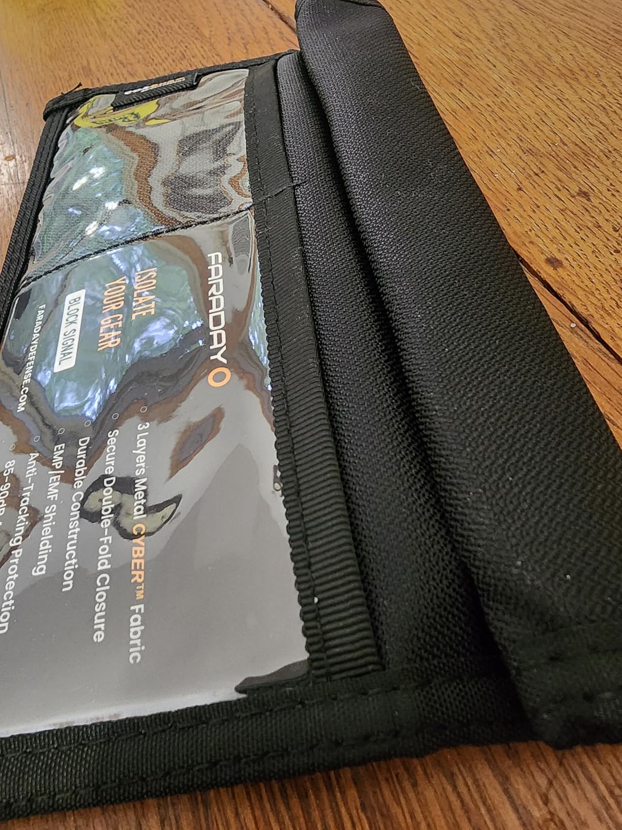 Faraday Defense Faraday Bag Jacket Pro for Phones | Magnetic Closure, Shielding - Law Enforcement & Military, Travel & Data Security, Privacy, Anti-Tracking Anti-Hacking Black (Phone) customer photo 1