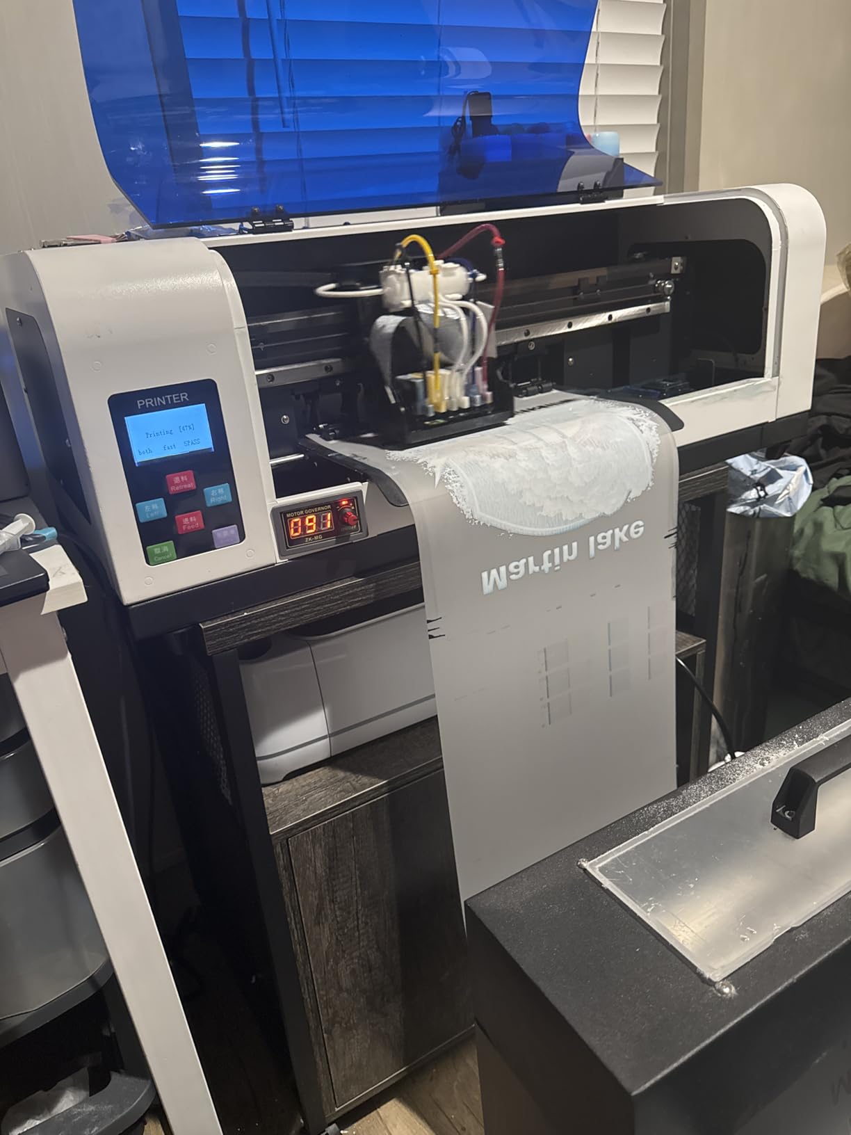 A3+ Plus XP600 DTF Printer with Shaking Dryer Machine,Stable, Colorful,Include 5x500ml Ink & Film and Powder customer photo 1