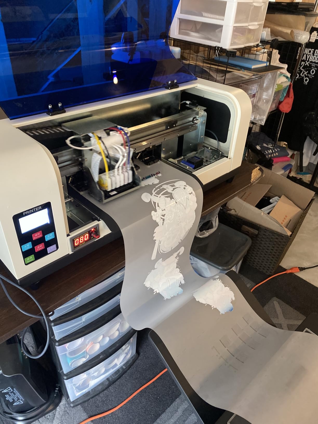 A3+ Plus XP600 DTF Printer with Shaking Dryer Machine,Stable, Colorful,Include 5x500ml Ink & Film and Powder customer photo 2