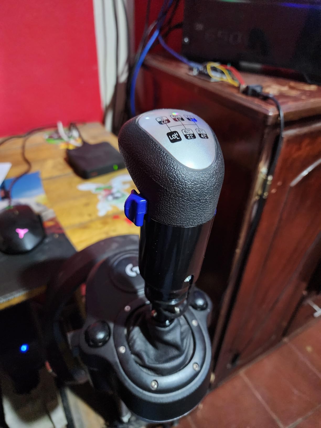 RASTP USB American Truck Simulator Shifter, Gearshift Knob for ATS & ETS2 Games Compatible with Logitech G27 G29 G920 Thrustmaster TH8A Fanatec SQ, PC Sim Racing Shifter (Style 3) customer photo 1