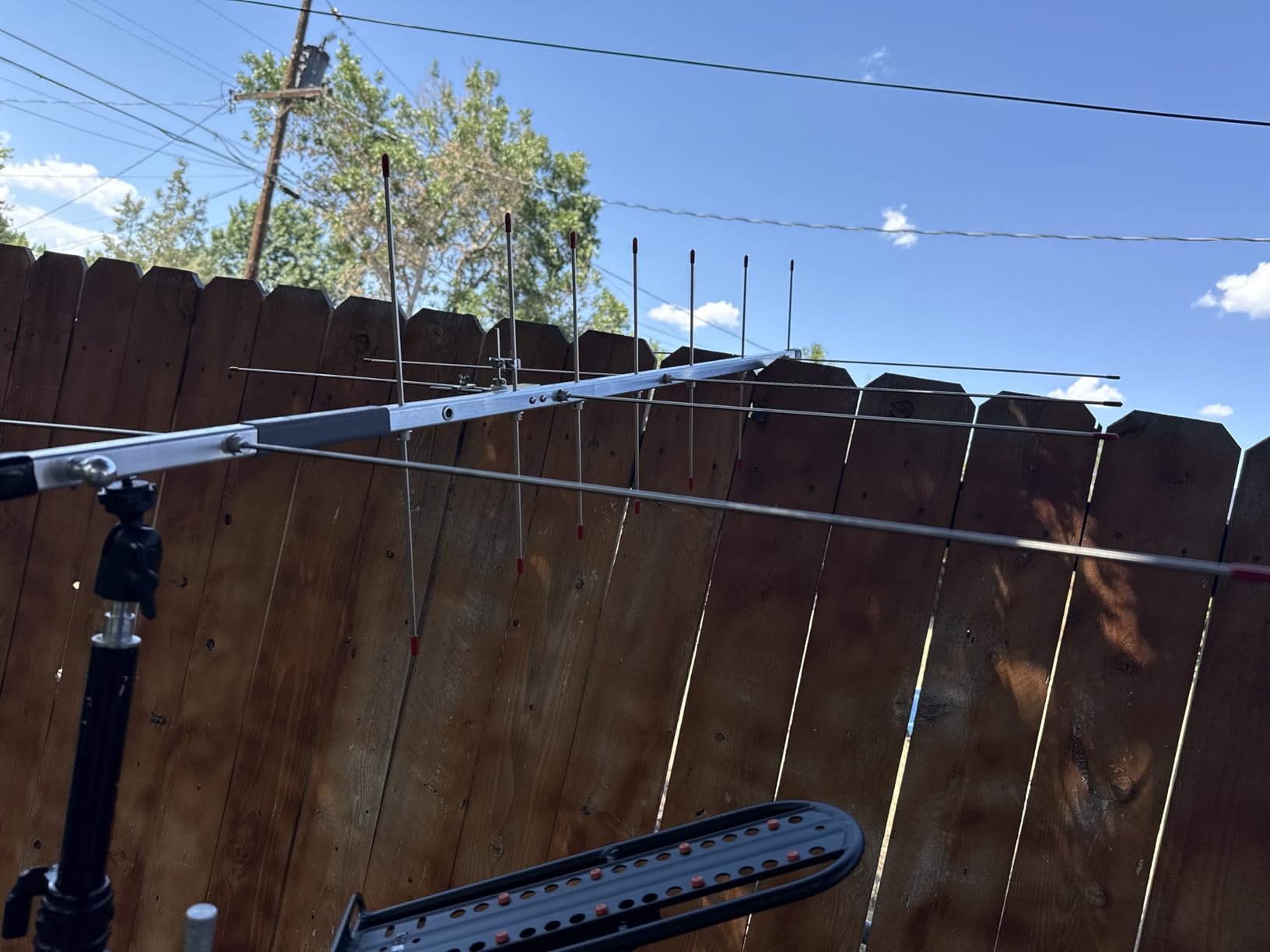 YAGI Antenna High Gain 10/15dBi 2m/70cm Outdoor GMRS Yagi Antenna 144-148MHz/430-440MHz 11 Elements for Ham Radio Repeater System 433mhz Radio Systems (Mounting Bracket Not Included) customer photo 1