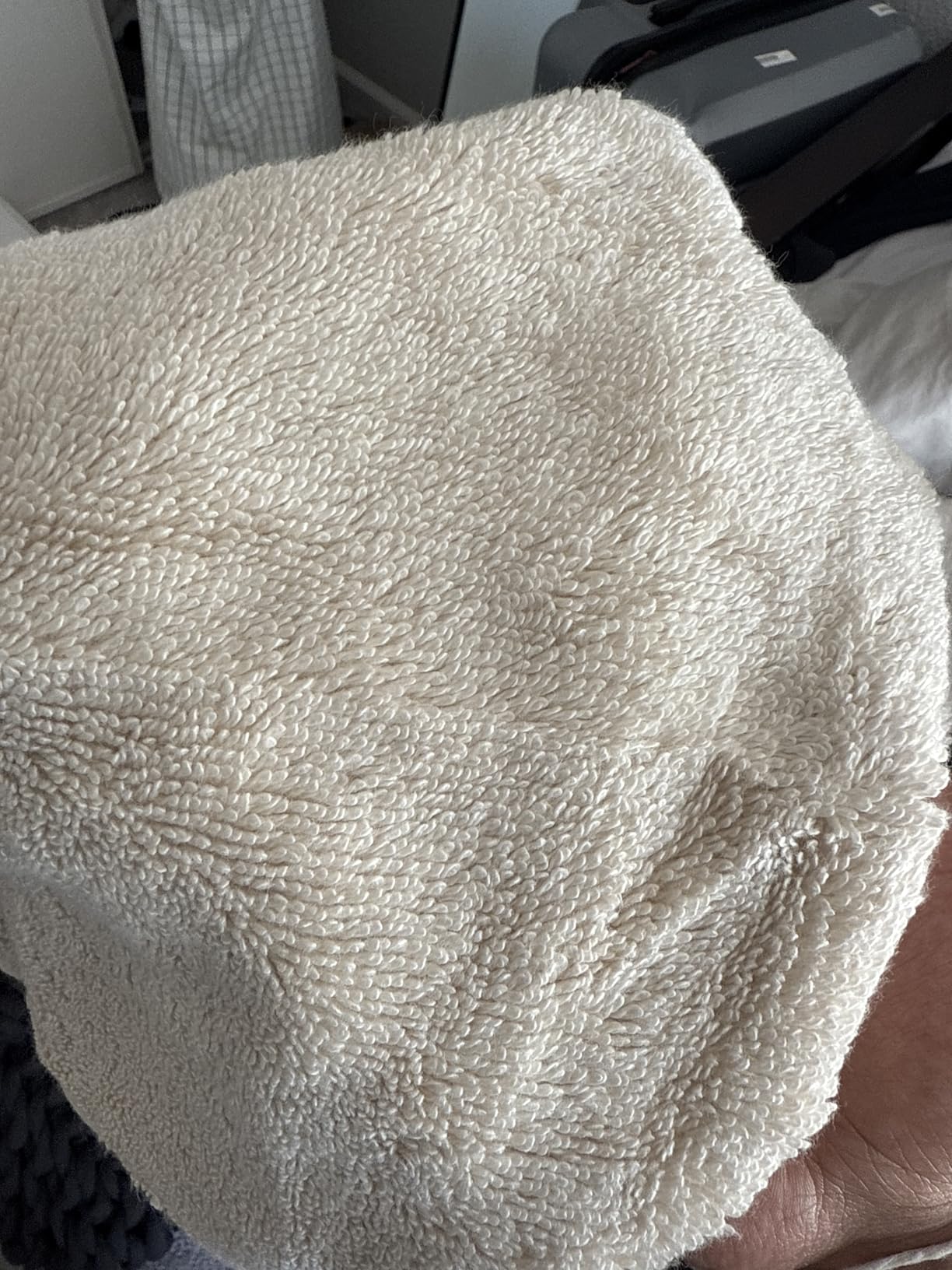 Italic Ultraplush 100% Australian Cotton Bath Sheets - Set of 2 Luxury Extra Large Heavy Duty Bath Sheets, 800GSM Plush and Absorbent Sheets for Hotels, Bath, Gym & Spa (White) customer photo 2