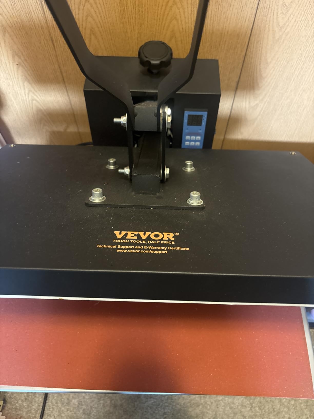 VEVOR Heat Press 16x24, 1700W Power Heat Press Machine, Fast Heating, High Pressure Heat Press Machine for T-Shirt, Digital Industrial Sublimation Printer for Heat Transfer Vinyl, Easy to Use, Black customer photo 1