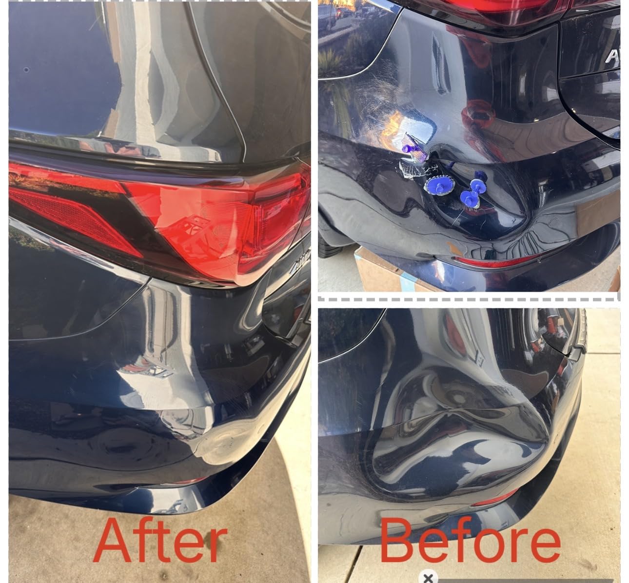 Super PDR Car Dent Repair Kit - Paintless Dent Puller Tool Set with 2 in 1 Slide Hammer, Glue Gun & New GlueTabs - No Paint Damage DIY Dent Remover for Door Dings, Hail, Hood & Fender Dents customer photo 1