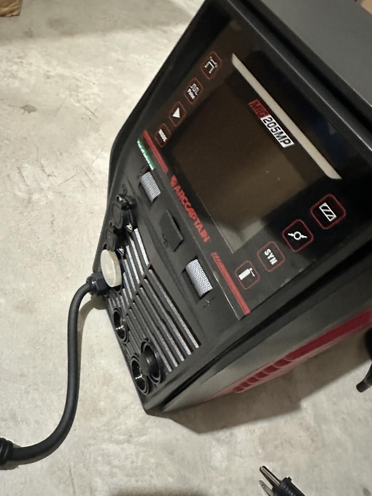 ARCCAPTAIN MIG205MP MIG Welder 9 IN 1 iControl APP Control Plasma Cutter/Pulsed MIG/Flux Core/Spool Gun/DC HF/Lift TIG/Clean/Stick Aluminum Welding Machine 120/240V Dual Voltage customer photo 2