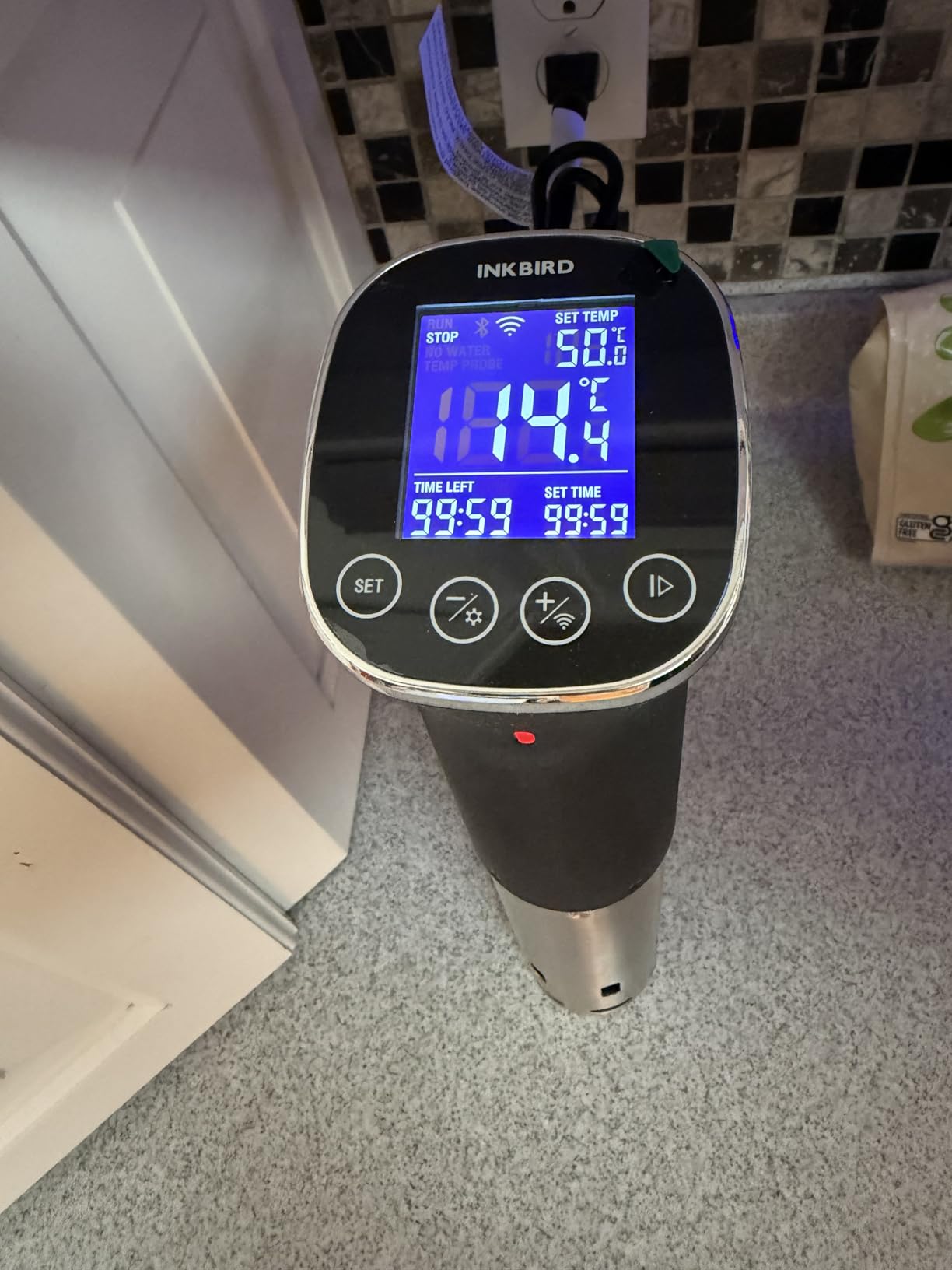INKBIRD WiFi Immersion Circulator for Sous Vide, IPX7 Waterproof 1000W Sous Vide Cooker customer photo 2