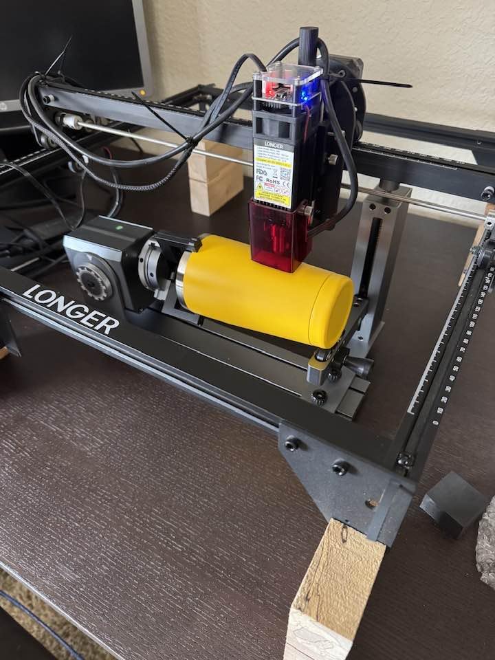 Longer New Upgrade RAY5 20W Laser Engraver, 20000mW Output, 32-bit Motherboard, 130W CNC Laser Cutter, App Offline Control, DIY Engraver Tool for Metal/Glass/Wood, Engraving Speed to 24,000 mm/min customer photo 2