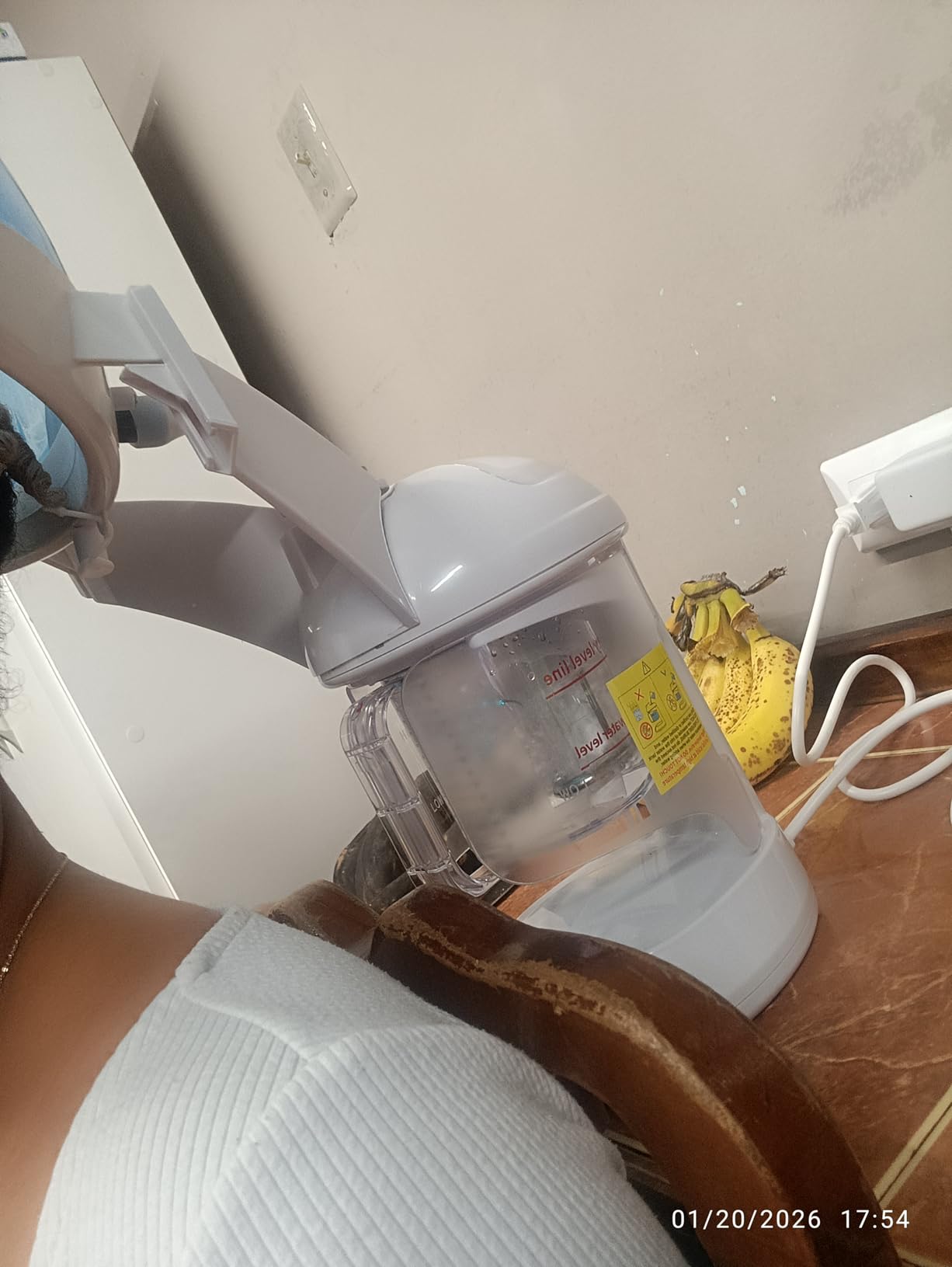 VEVOR Hair Steamer, 2 in 1 UV Ozone Hair & Facial Steamer with Detachable Bonnet Hood, Nano Ionic Face Steamer with 360 Degree Rotatable Sprayer for Deep Conditioning, Perfect for Salon Spa Home Beauty customer photo 1