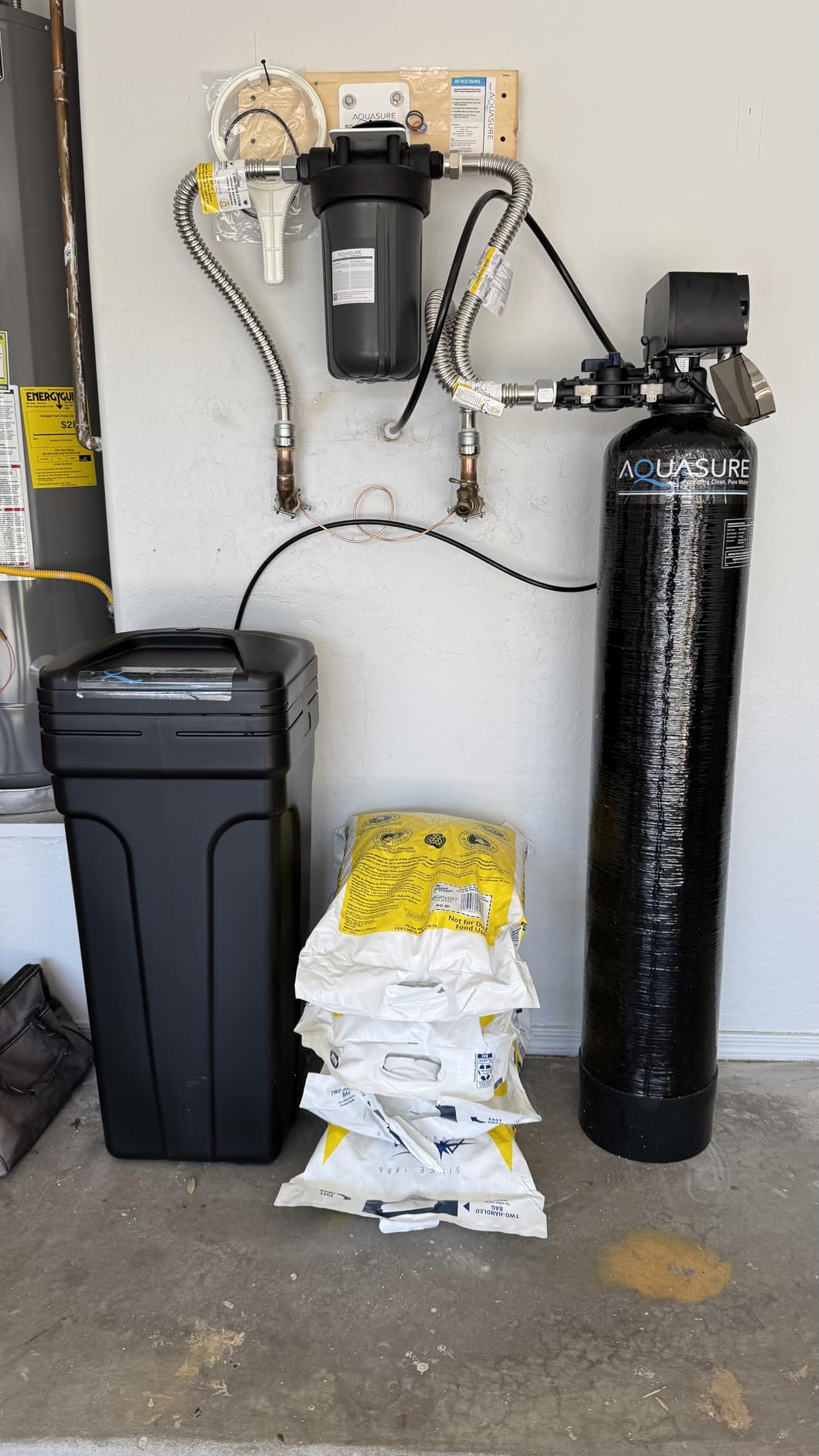 Aquasure Harmony Series 50,000 Grains Whole House Water Softener with High Performance Automatic Digital Metered Control Head with Pre-Filter customer photo 1