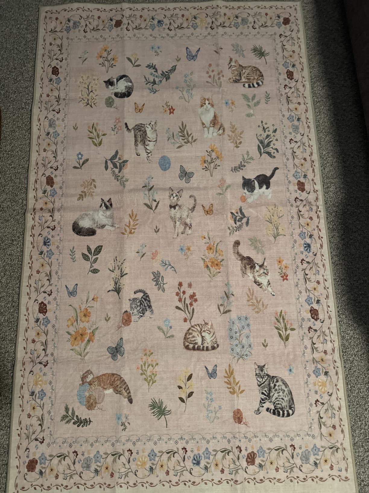 Soalmost Washable Runner Rug, 2'6