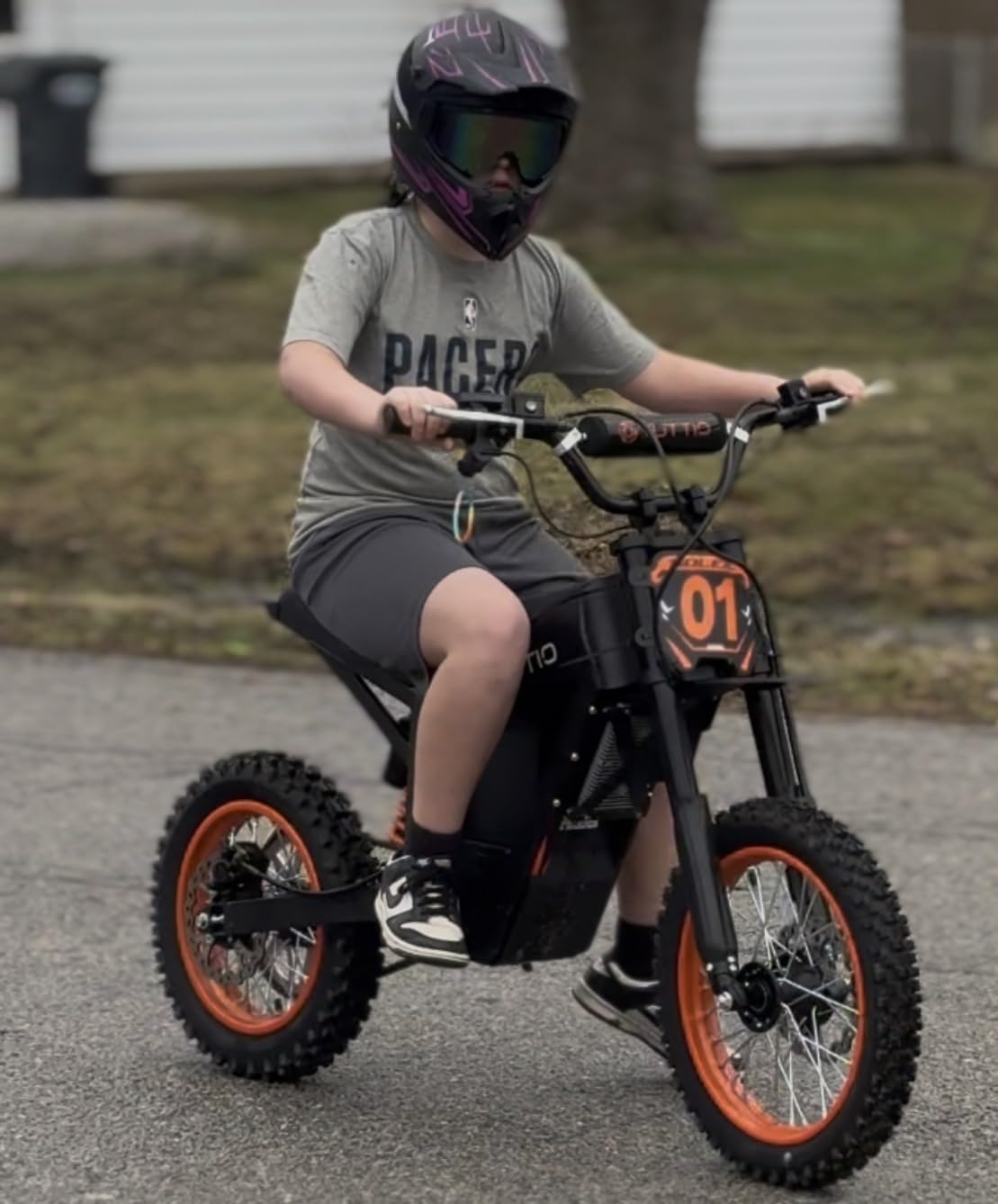 Tuttio Electric Dirt Bike Teens Adults 2000W/3000W 220NM 37MPH Electric Bike 48V 21AH Removable Battery with Hydraulic Brakes (21AH Dirt Bike) customer photo 2