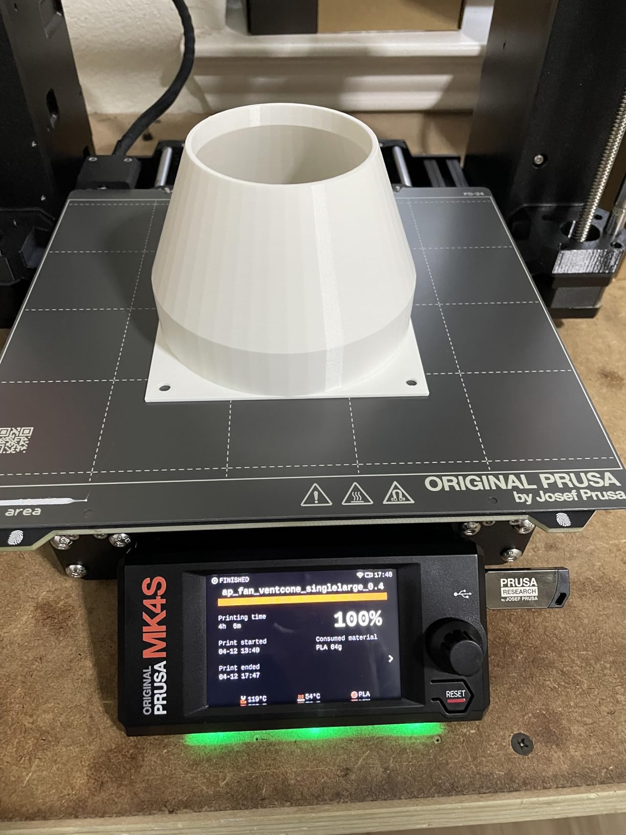 Prusa MK4S 3D Printer kit, Removable Sheets, Beginner-Friendly 3D Printer DYI Kit, Fun to Assemble, Automatic Calibration, Filament Sample Included, Print Size 9.84 x 8.3 x 8.6 in customer photo 1
