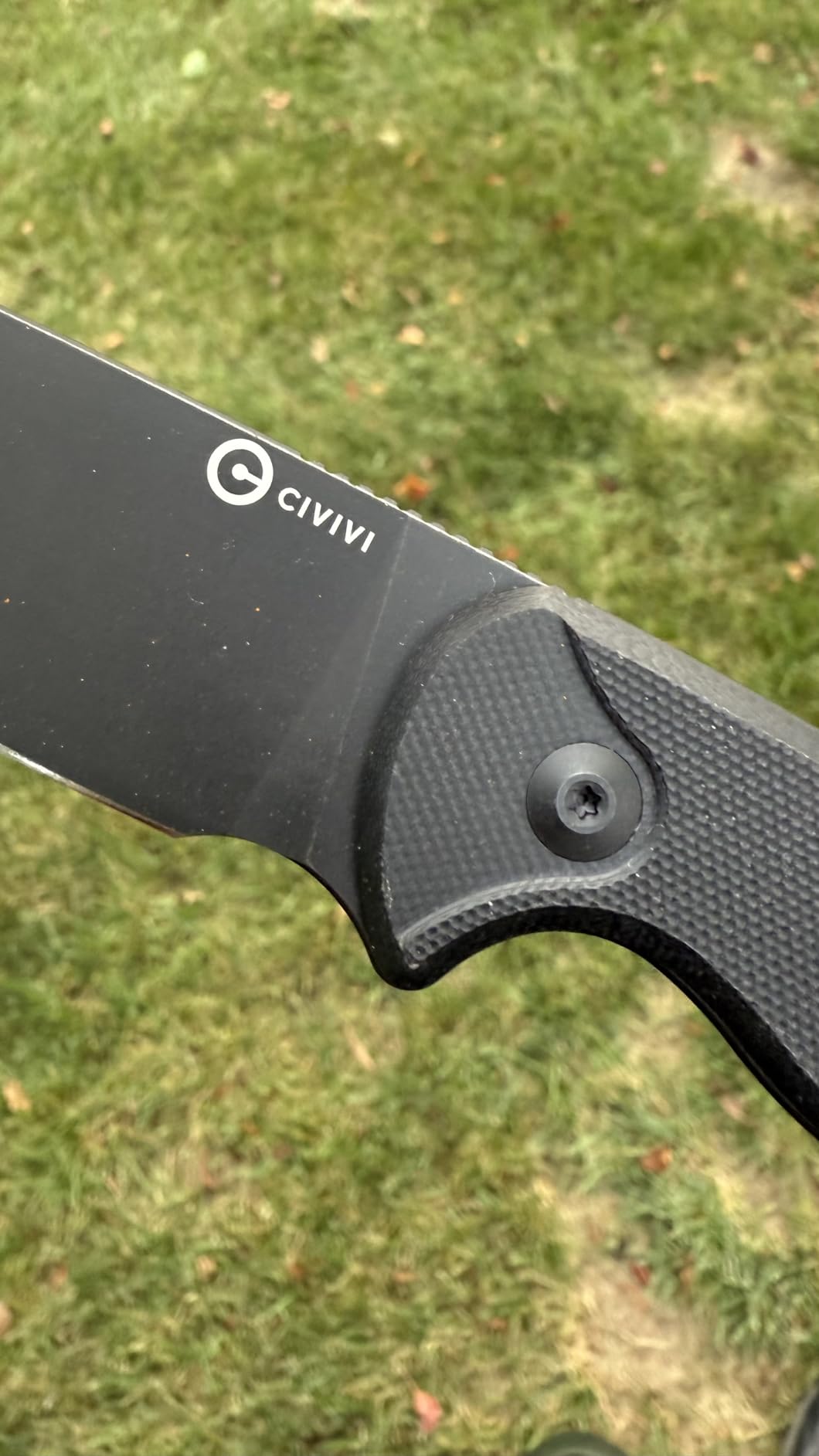 CIVIVI Timberbark Fixed Blade Knife with Kydex Sheath & Clip, 3.2