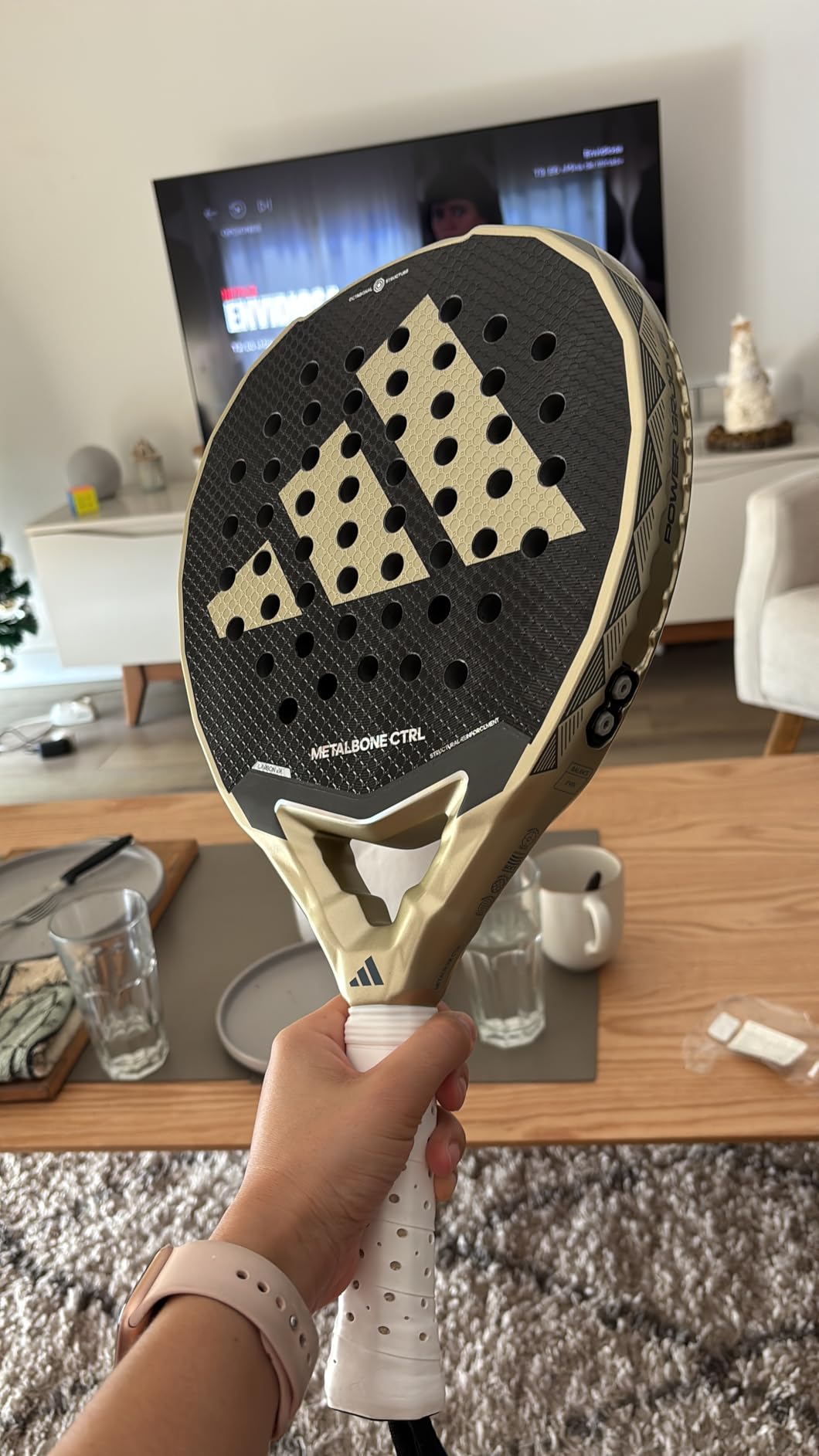 Adidas Metalbone Ctrl 3.4 Padel Racket 2025 customer photo 1
