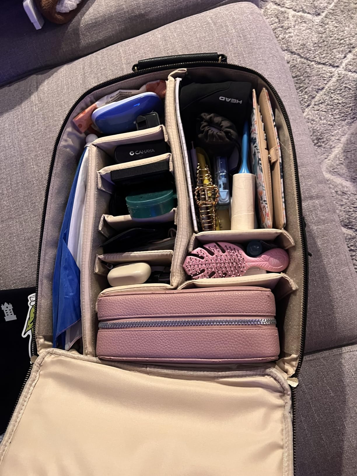 Camera Backpack Classic PU Leather for DSLR, Professional Camera Bag for Photographers with 15 Inch Laptop Compartment Large 20L customer photo 2