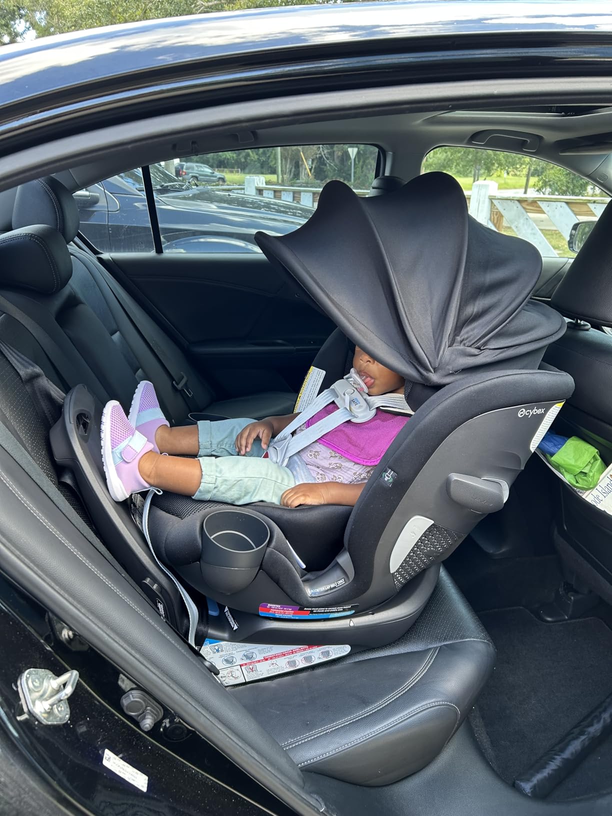 Callisto G 360 Rotating All-in-One Convertible Car Seat - Moon Black customer photo 2