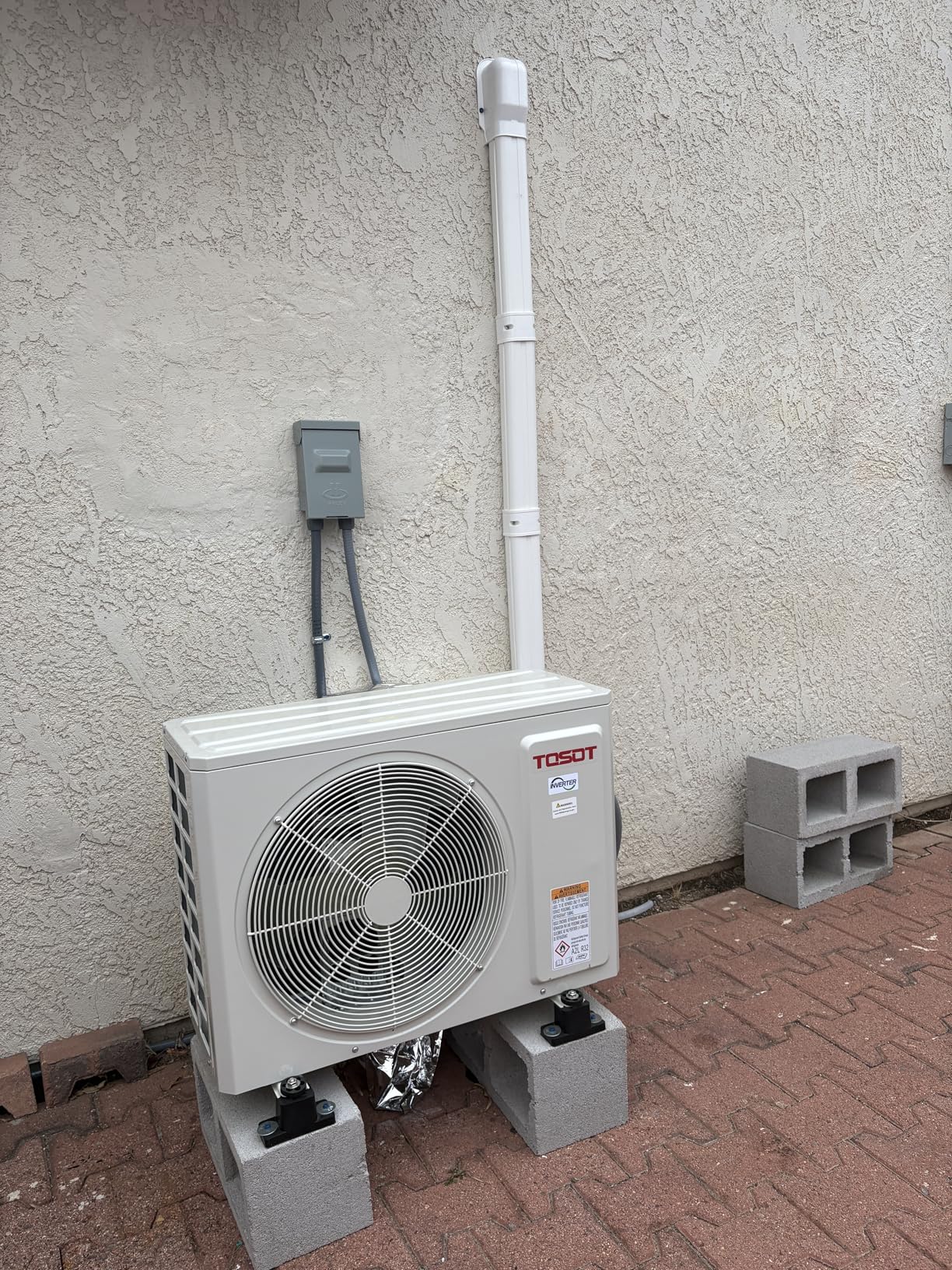 Mini Split Line Set Cover 3 Inch 10Ft, Easy to Install Lineset Cover Kit for Mini Split with Instruction, DIY Decorative PVC White Kit for Minisplit, Air Conditioner, Central AC and Heat Pump customer photo 2