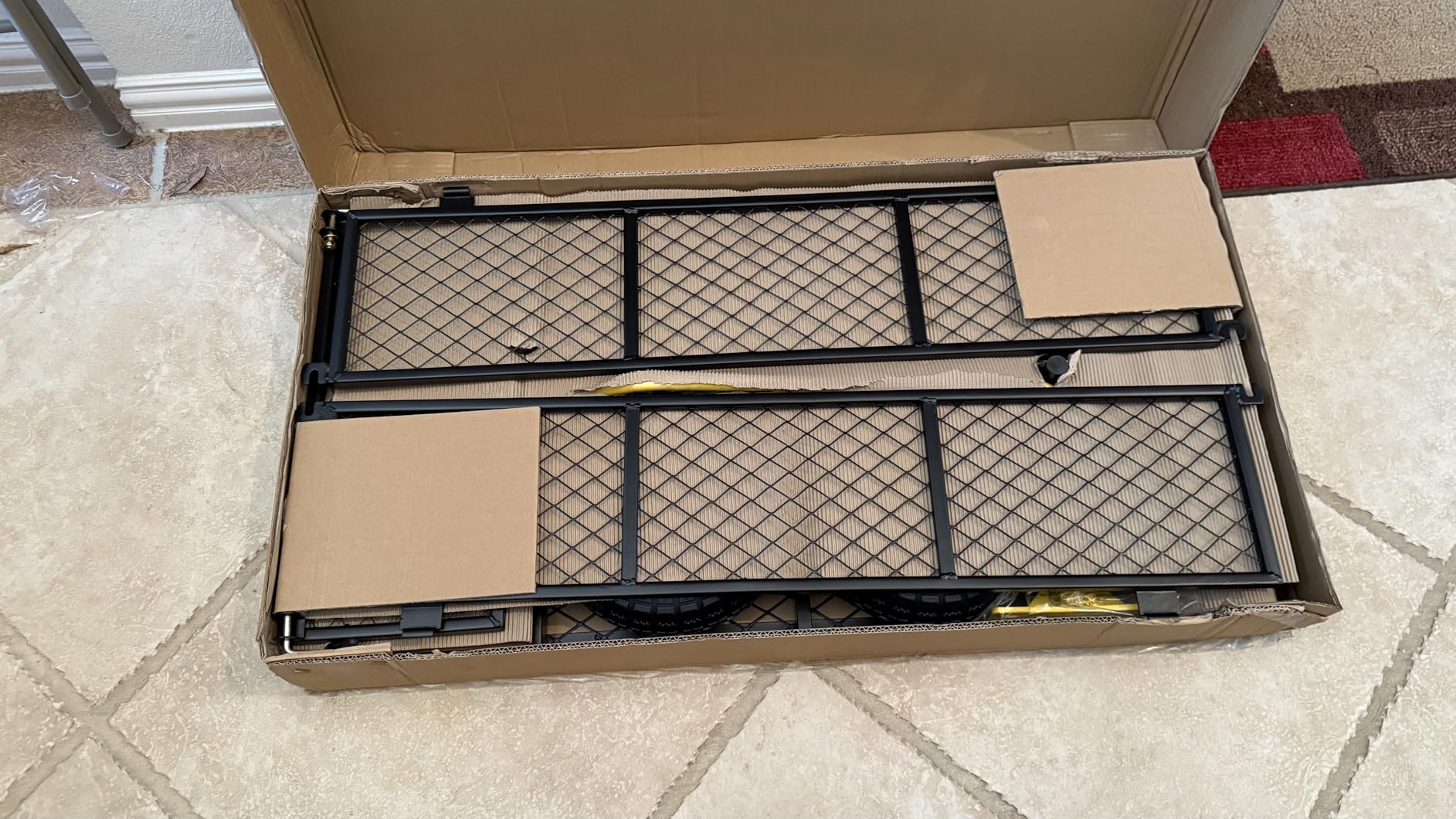VEVOR 500 Lbs Steel Garden Cart, Heavy Duty Garden Wagon Cart Pullable on Wheels, Metal Yard Utility Wagon Carts with 10