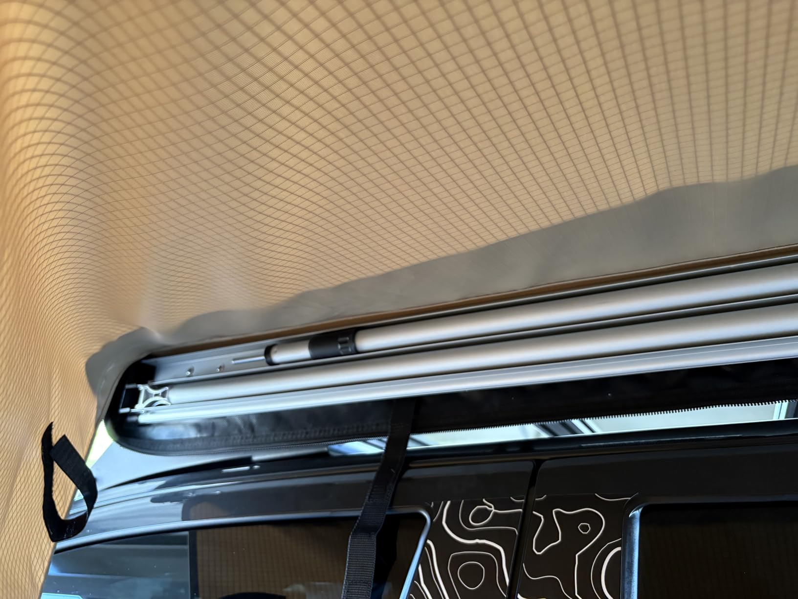 JOYTUTUS 270 Awning - 125 SQ. FT Freestanding All-Weather Side Canopy, Vehicle Awning UV50+, Waterproof PU10000mm, Adjustable for SUV/Truck/Van Driver Side, Wind Resistant customer photo 2