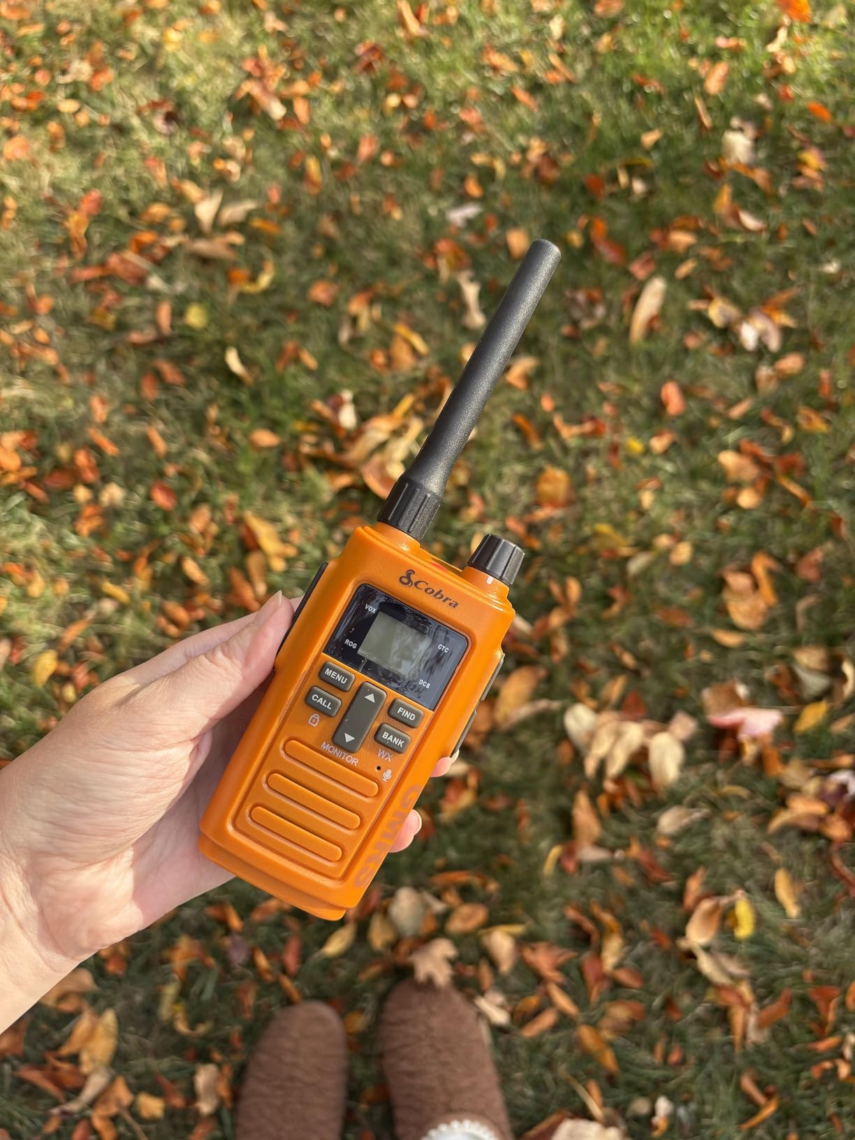 Cobra TrailBlazer 450 GMRS Radio (2-Pack) - IP54 Weather Resistant, 16hr Battery, 2.5W Long Range Walkie Talkies, Large LCD Display, NOAA, Programmable Software, Removable Antenna, Repeater Capable customer photo 2