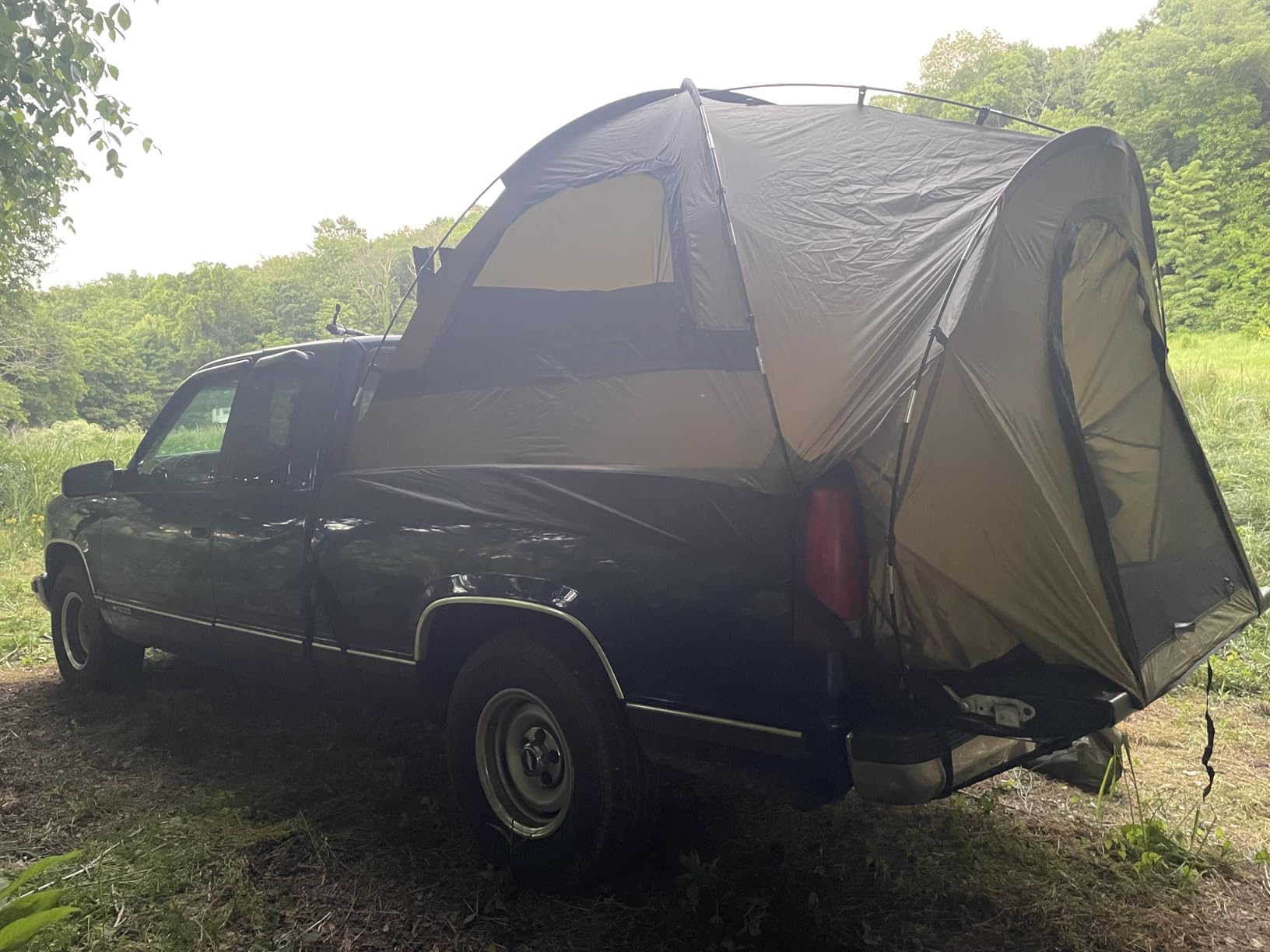 Truck Bed Tent, Waterproof PU3000mm Pickup Truck Tent for Camping Bed, 2-3 Person Sleeping Truck Tent, Portable for Car Camping customer photo 1