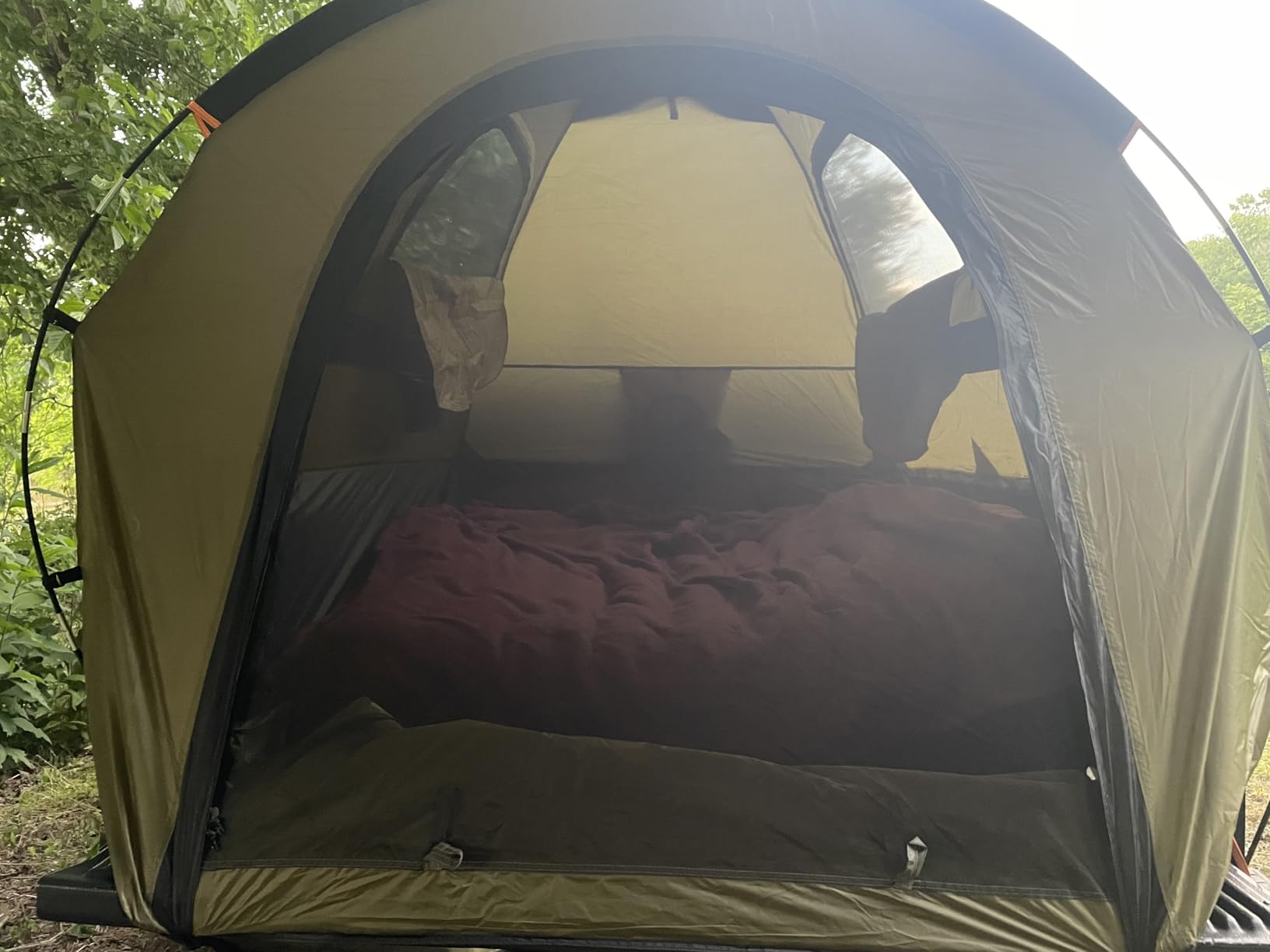 Truck Bed Tent, Waterproof PU3000mm Pickup Truck Tent for Camping Bed, 2-3 Person Sleeping Truck Tent, Portable for Car Camping customer photo 2