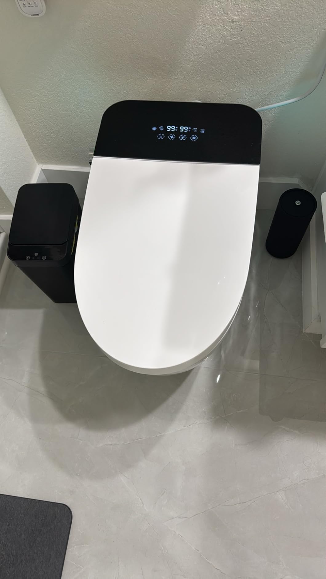 TDH Luxury Smart Toilet, Heated Seat with Warm Water Sprayer & Dryer, Walk Away Auto Flush and Close, One Piece Toilet for Bathrooms with Remote Control customer photo 2