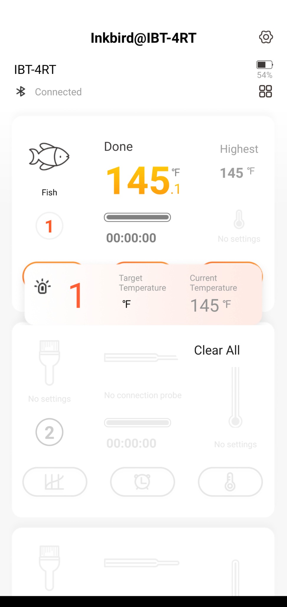 WiFi Wireless Meat Thermometer with 360°Readable LCD Standalone Base,4 Probes Digital Food Meat Thermometer with Remote Control for BBQ, Grill, Oven, Smoker, Rotisserie, Kitchen customer photo 2