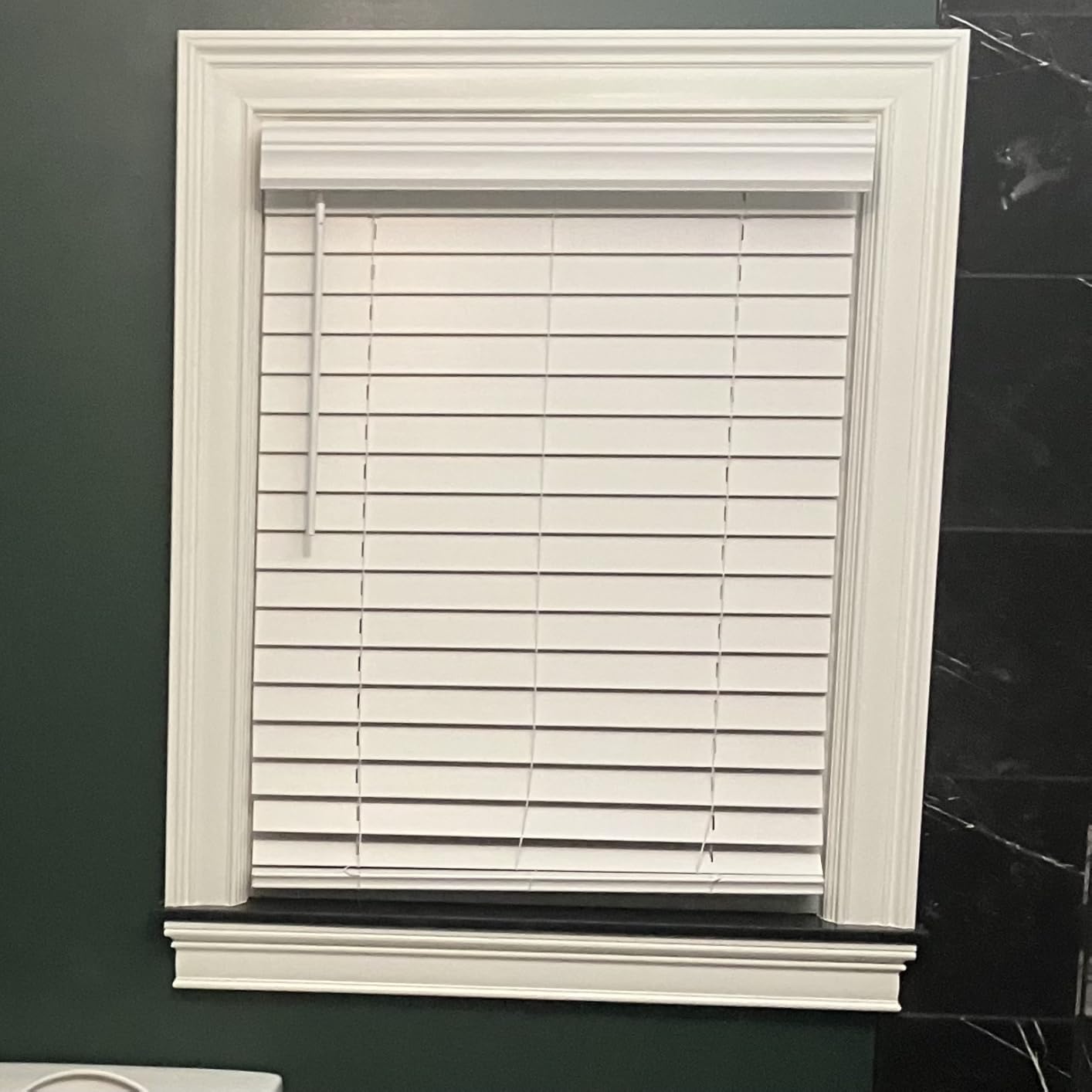 Cordless Faux Wood Blinds 46