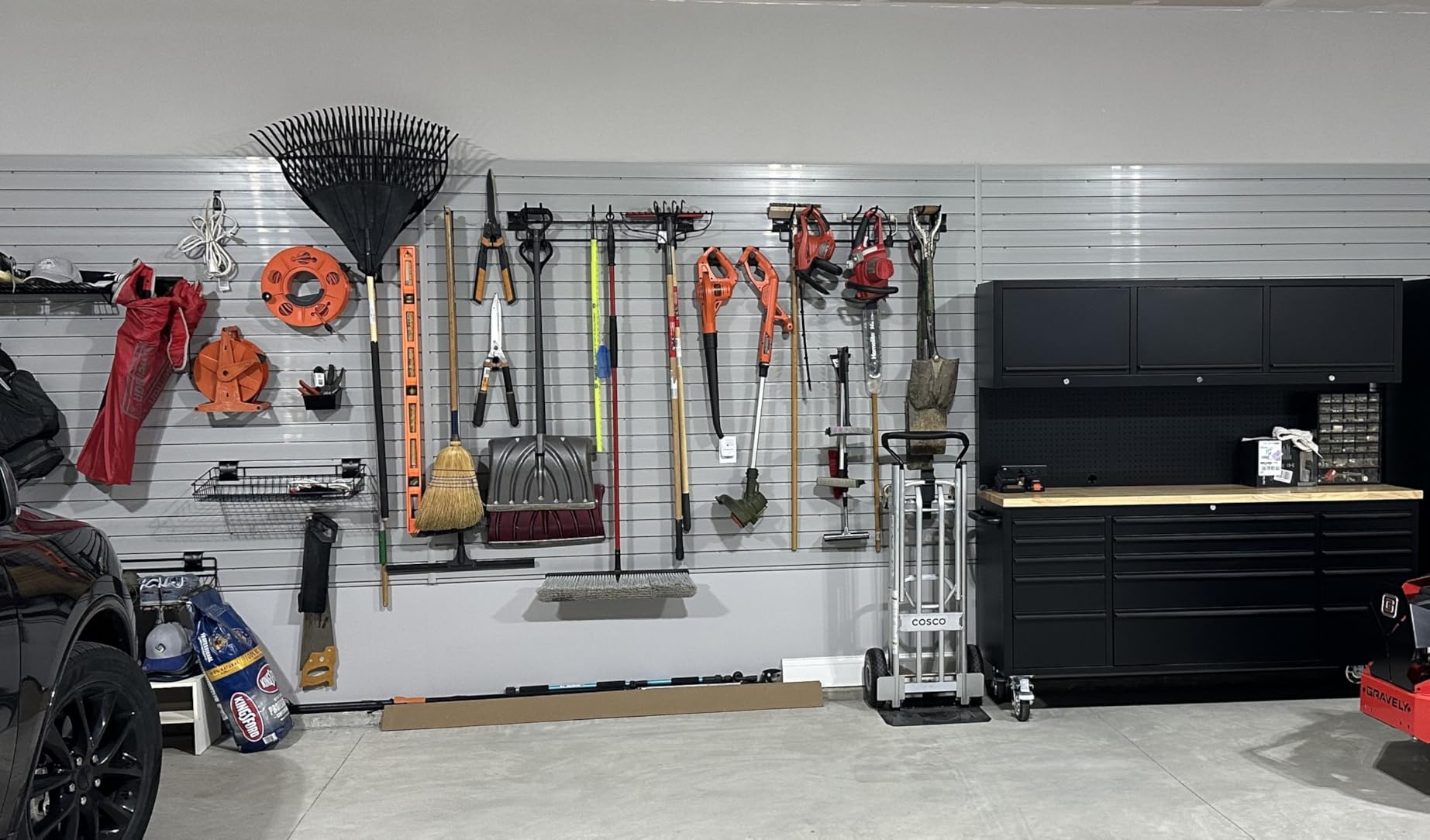 CT Copper Tailor 72-inch Rolling Tool Chest with Integrated Power Strip,15 Drawers and Wheels, Garage Workbench with Storage, 3 Upper Cabinets, Pegboard in Stainless Steel customer photo 1
