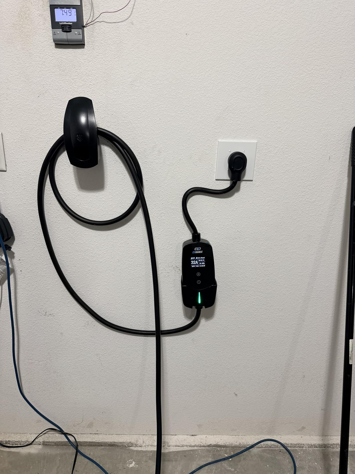EVDANCE Level 2 EV Charger for Tesla, 40A / 9.6kW Fast Home EV Charging Station with NEMA 14-50 Plug, 25FT Cable, Adjustable Current & Delay Timer, Compatible with All Tesla Model 3/Y/S/X (NACS Plug) customer photo 1