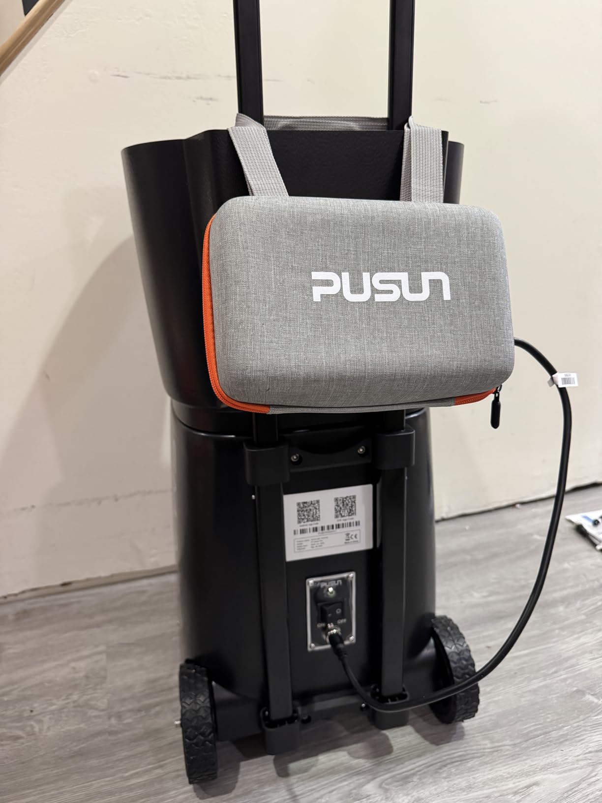 PUSUN PT-Smart Pro Internal Oscillation Tennis Ball Machine: App with 12 Built-in Training Modes, 28-Pt Custom Drills, 75MPH, 5H, 32.6lb Portable for Tennis & Padel,Training, Practice,Beginners to Pros customer photo 1