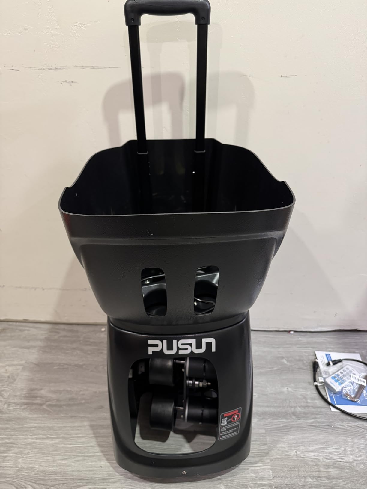PUSUN PT-Smart Pro Internal Oscillation Tennis Ball Machine: App with 12 Built-in Training Modes, 28-Pt Custom Drills, 75MPH, 5H, 32.6lb Portable for Tennis & Padel,Training, Practice,Beginners to Pros customer photo 2