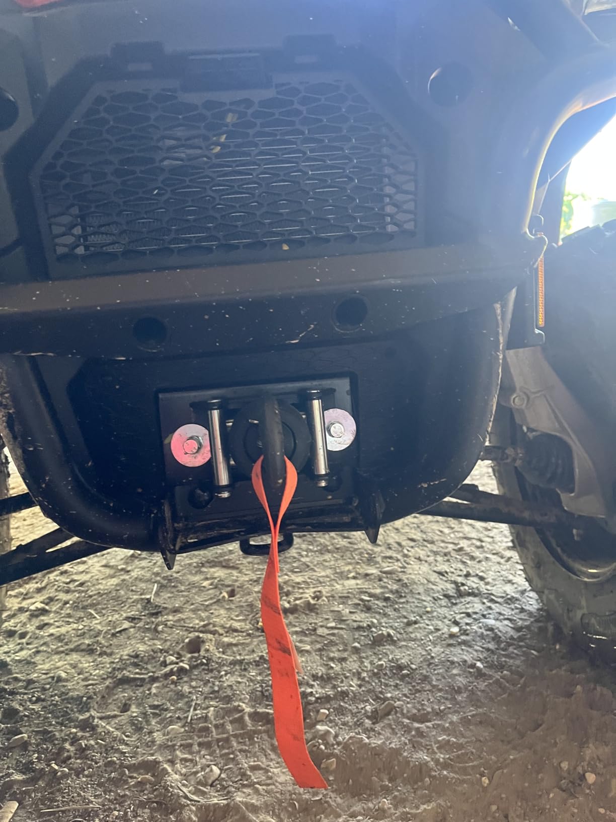 Synthetic Winch Rope Kit - 1/4'' x 50' with 10,000 lbs Breaking Strength, Included Lightweight Winch Rope Winch Stopper and Winch Hook, Easy Installation, Replacement for ATV UTV Boat Truck Winches customer photo 1