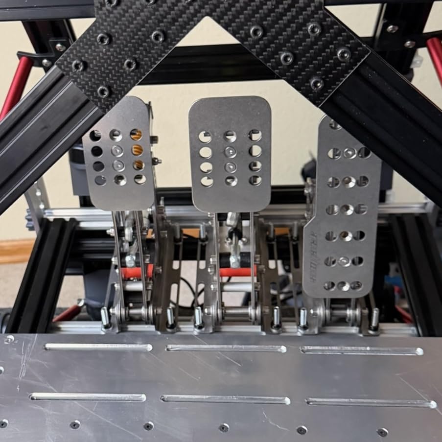 Simjack UT Sim Racing Pedals 200KG Load Cell Brake Pedal PC Racing Simulator Pedals Pressure Sensor HE Hydraulic Pedal (UT-P3) customer photo 3