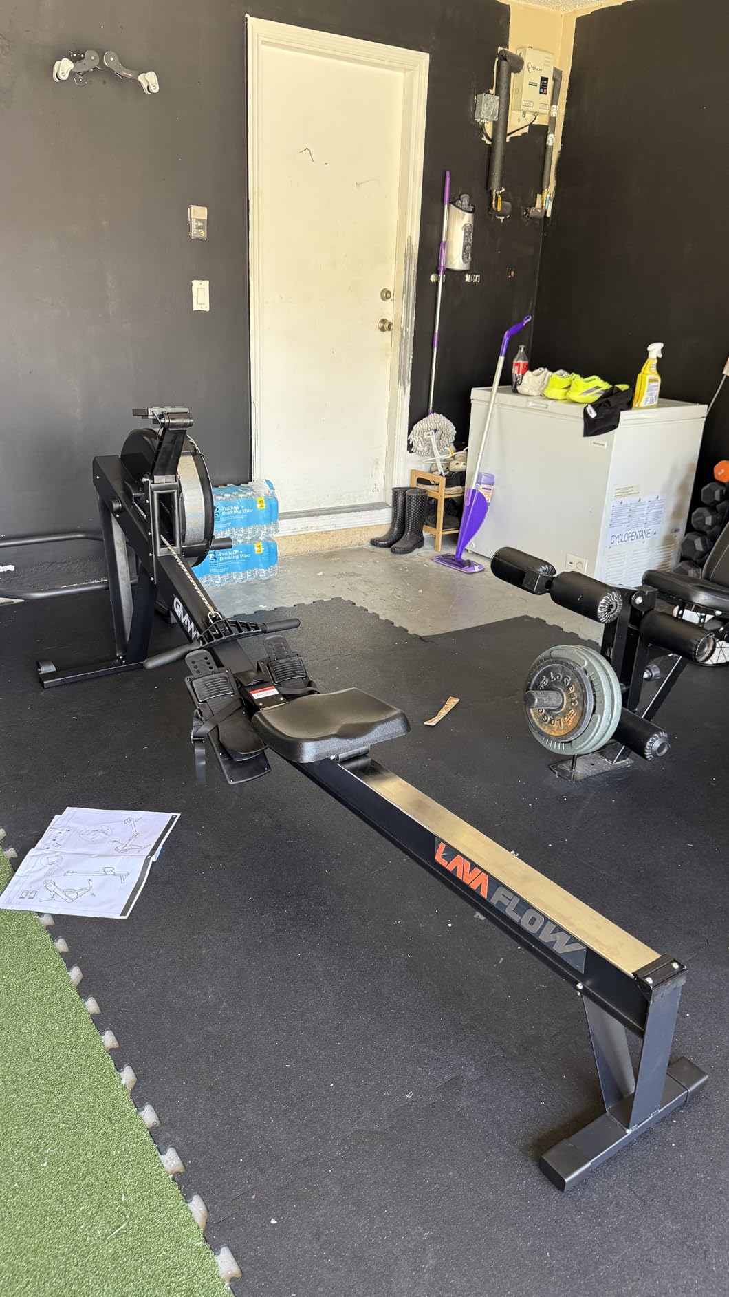 GMWD Air Rowing Machines, 10-Level Adjustable Resistance, Performance Monitor, Lava Flow Series customer photo 1