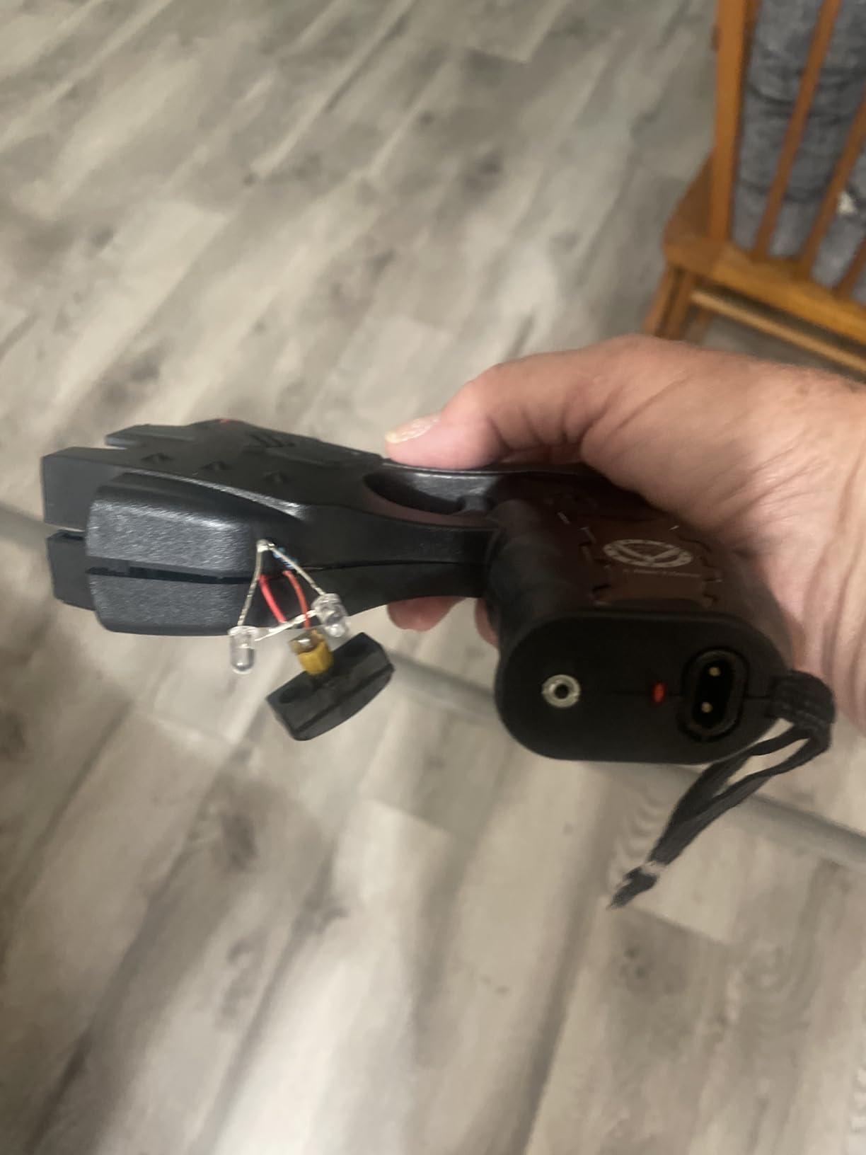 Heavy Duty Stun Gun for Self Defense,15 Foot Range, 1.80 uC Painful, LED Flashlight, Rechargeable Stun Gun for Man and for Woman, Free Holster Included - Design Patent Pending customer photo 2