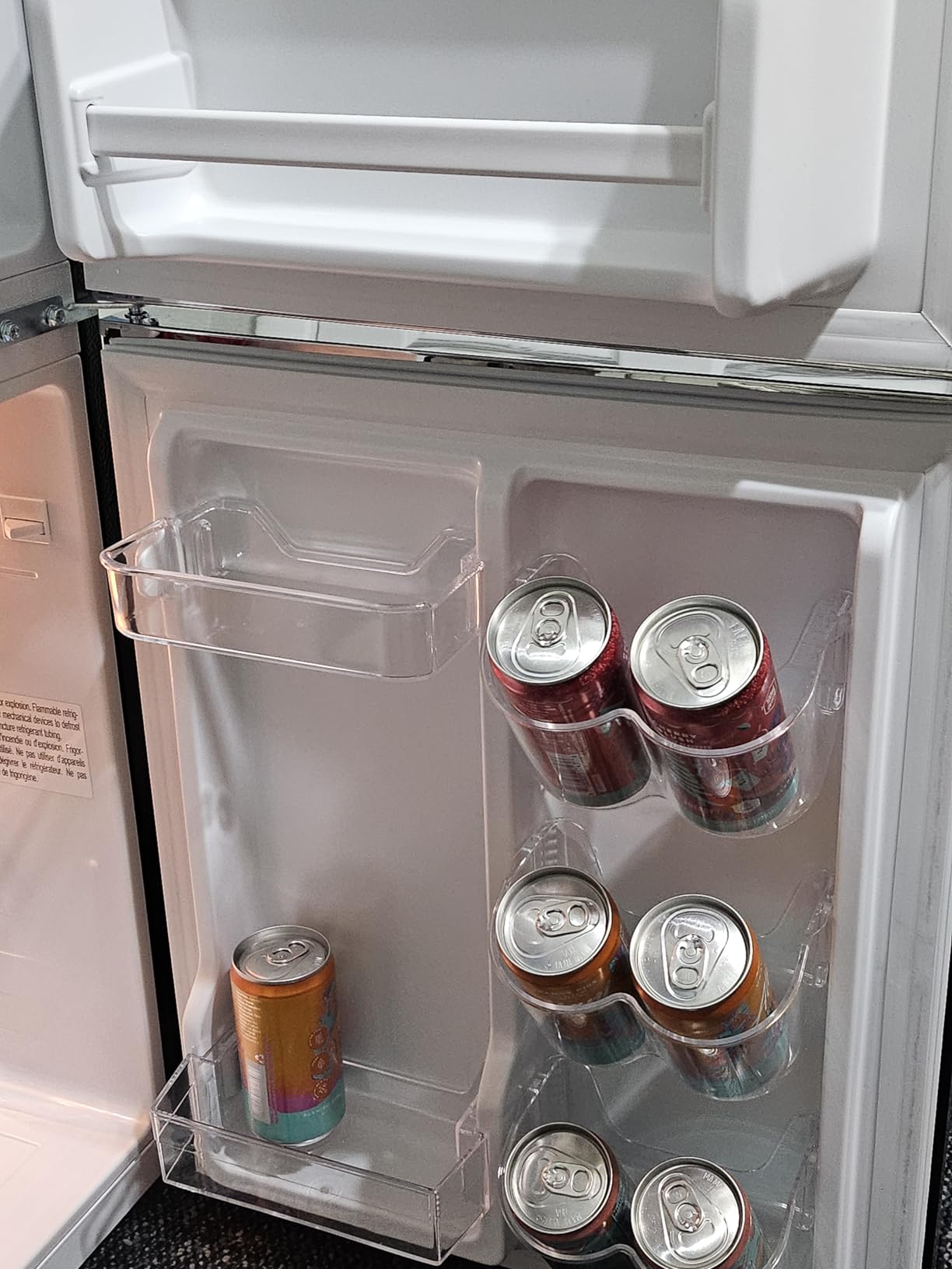 Frigidaire Retro Mini Fridge with Freezer & Side Bottle Opener-Small 2 Door Refrigerator for Office Bar or College Dorm Room-3.2 Cu Ft, Onyx customer photo 1