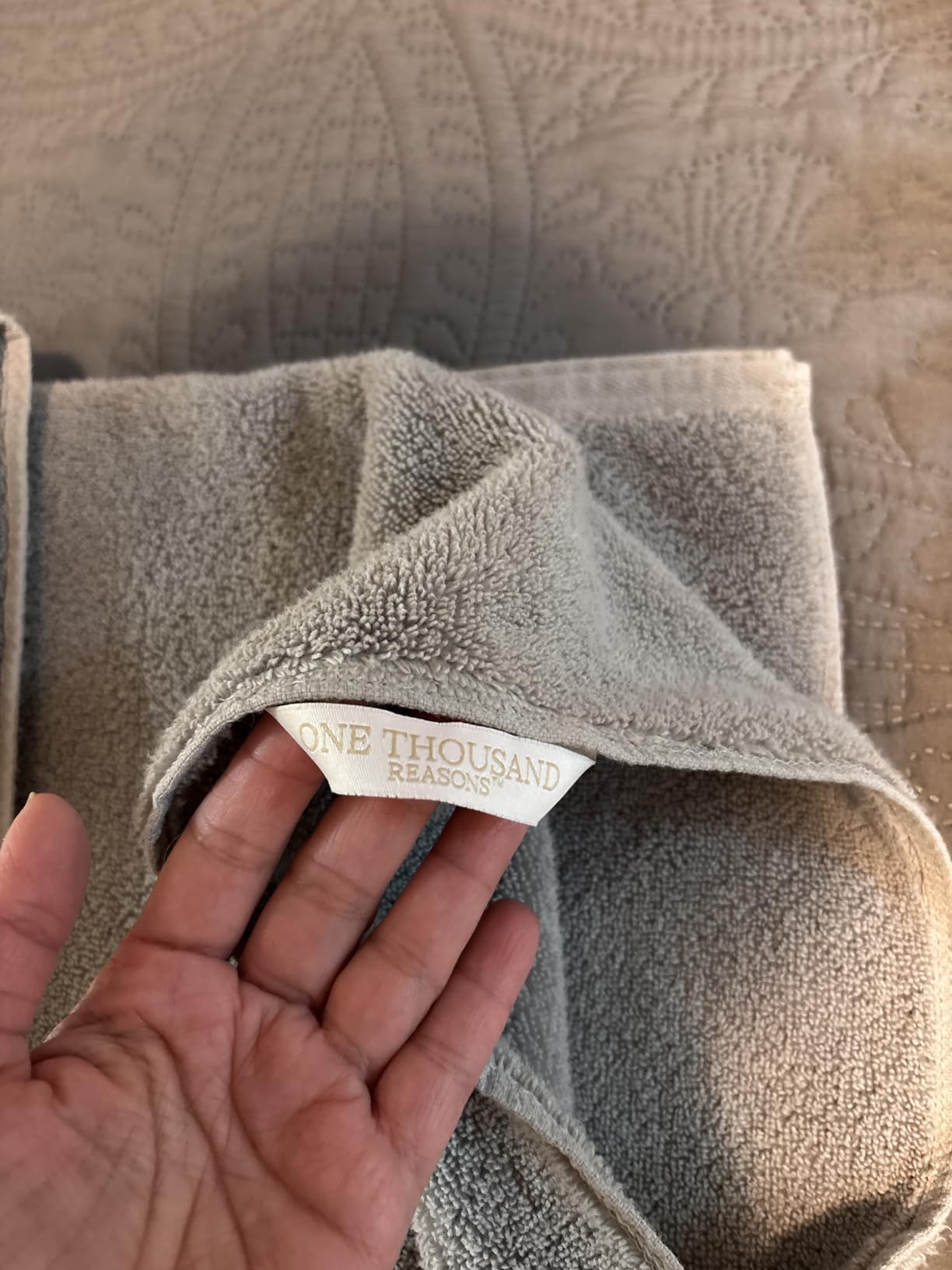 Premium Staple Cotton Bathroom Towel Set - Beige 600 GSM 6-Piece Luxury Bath Towel Set - 2 Bath Towels, 2 Hand Towels & 2 Washcloths Set - High Absorbent & Quick Dry for Gym, Spa, Hotel customer photo 2