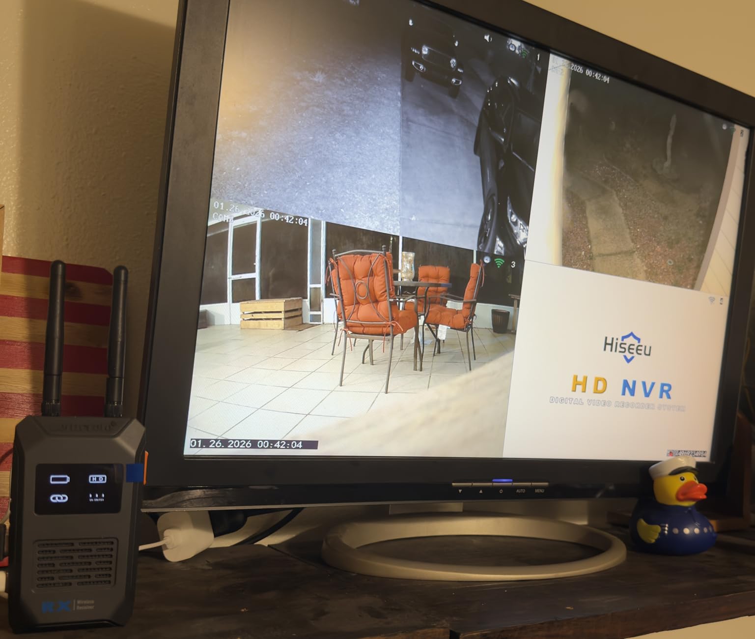 Lemorele Wireless Video Transmission System,656FT/200M Range - 1080P@60Hz Wireless HDMI Loopout,50ms Ultra Low Latency, Plug & Play, Multi-Scenario Streaming for Projector, Camera, Laptop(1TX and 1RX) customer photo 1