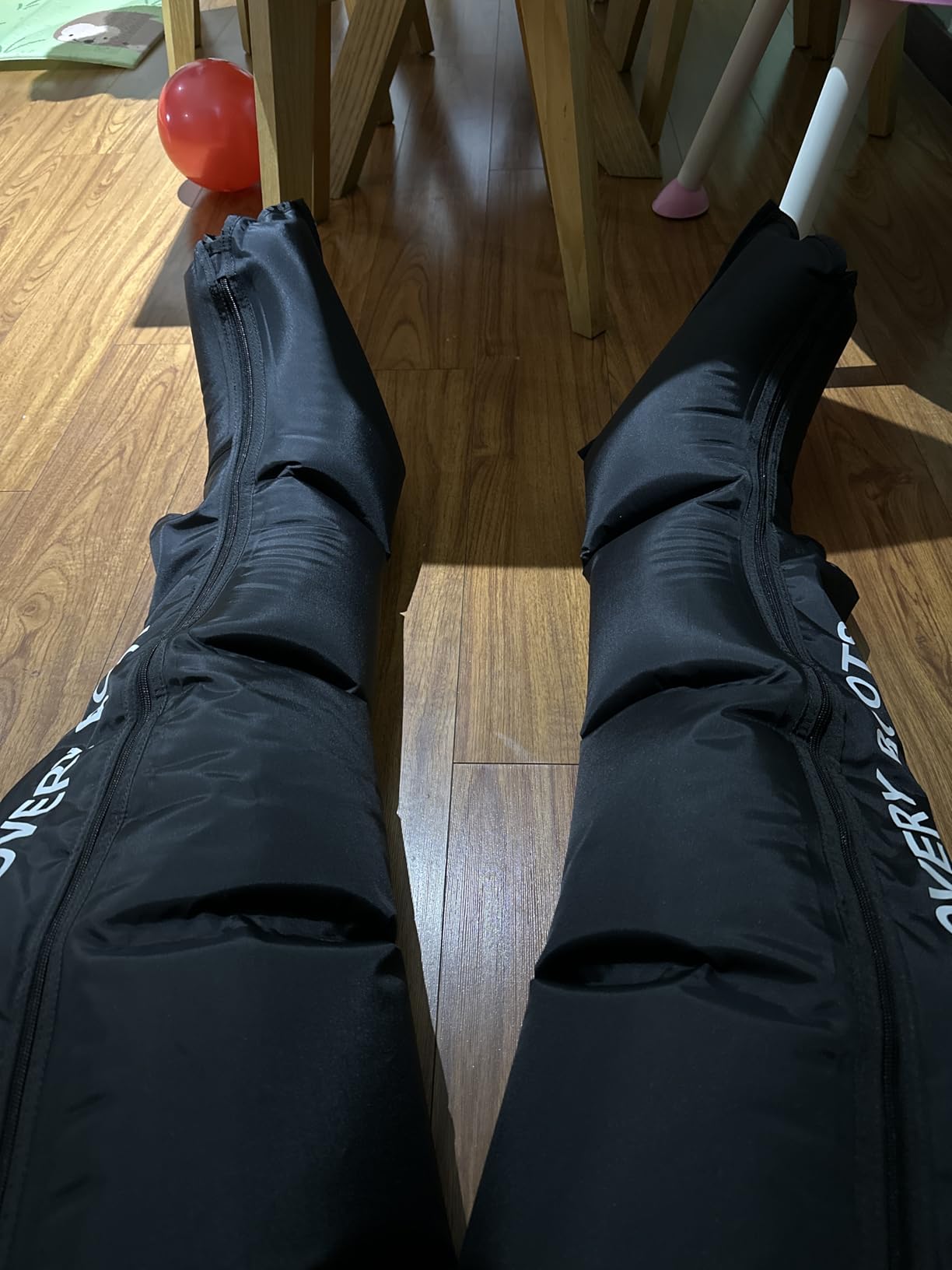 YINGGG Air Leg Massager with Compression: Professional Full Compression Boots with Adjustable 9 Intensities, Leg Massager for Circulation and Fatigue Relief for Post-Workout (Medium) customer photo 2