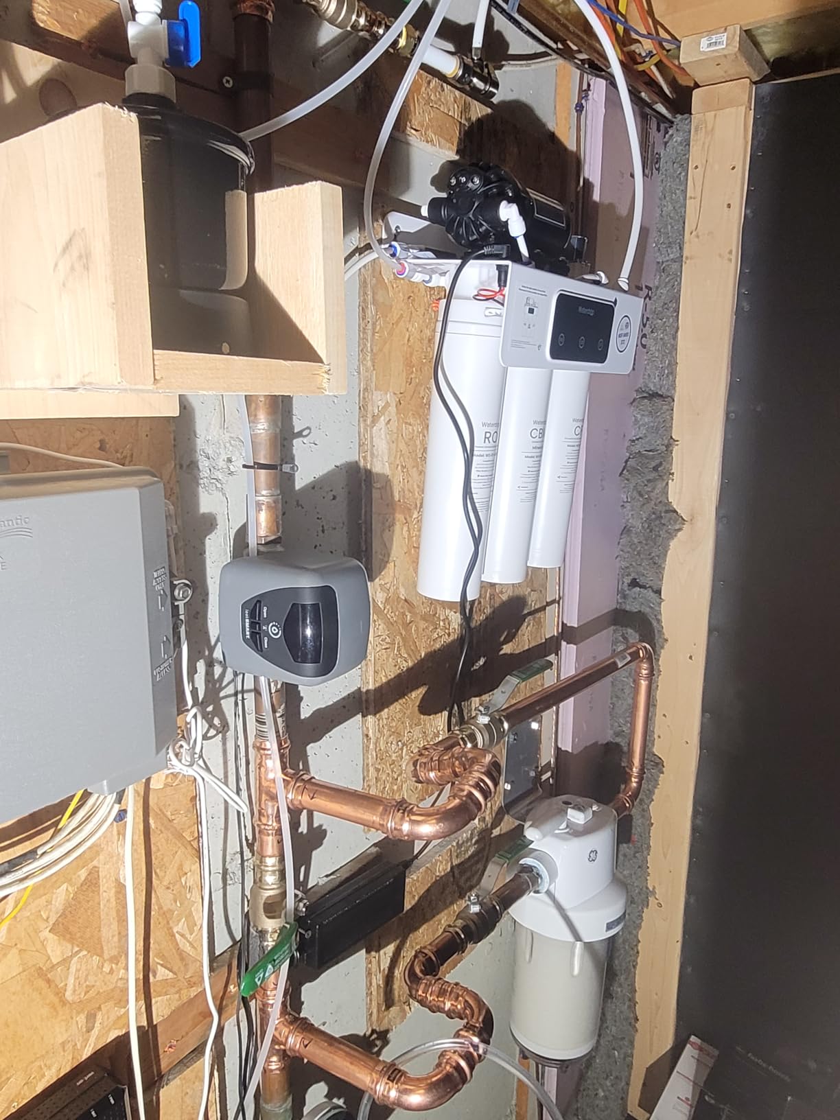 Waterdrop T3-M Remineralization Reverse Osmosis Water Filter, NSF/ANSI 372 Certified, 9-Stage Undersink RO System, 450 GPD Tankless RO Water Filtration System, 2:1 Pure to Drain, Plug-in Required customer photo 1