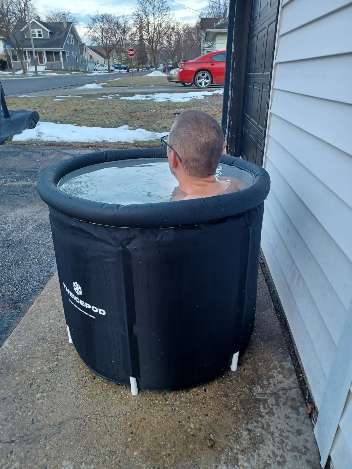 The Pod Company Standard Water Chiller - 1/3 HP - 41°F Cold Plunge Cooling System - Compact, Energy-Efficient, and Ideal for Daily Home Use customer photo 2